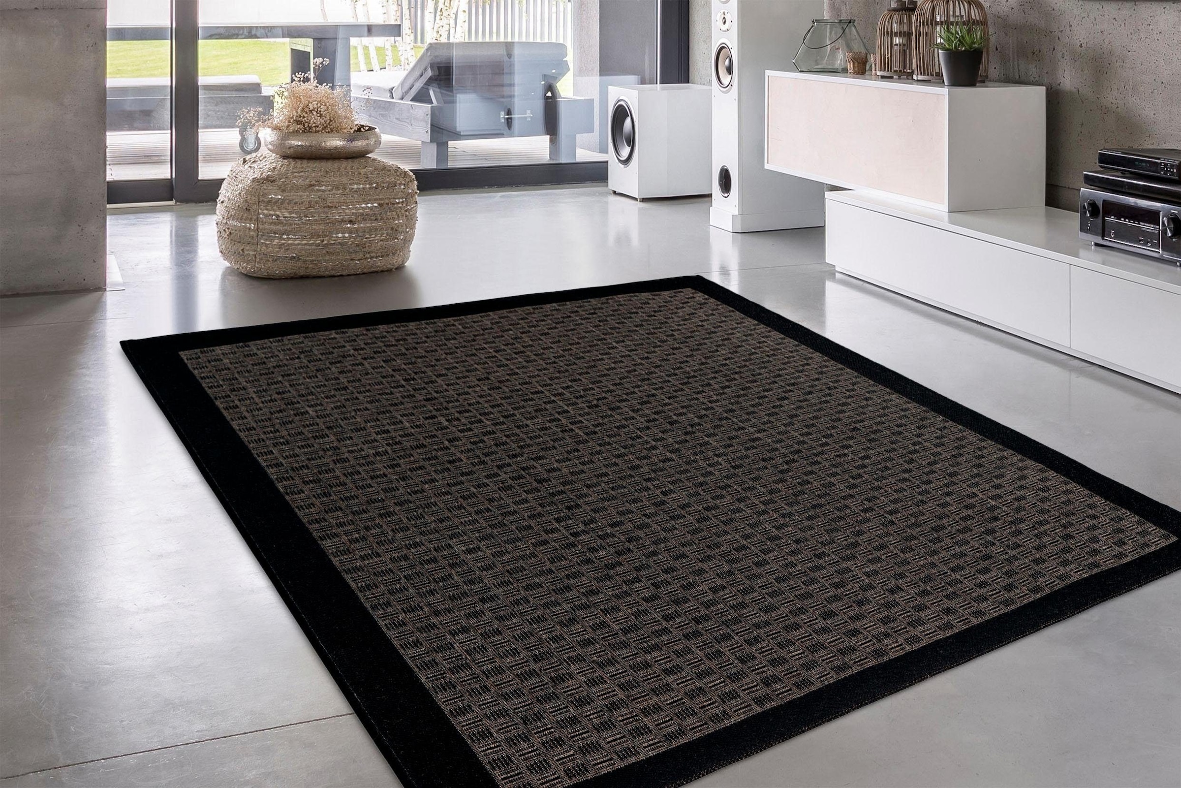 calo-deluxe Teppich »Perugia 1070« rechteckig 7 mm Höhe In- und Outdoor geeignet, pflegeleicht, Wohnzimmer