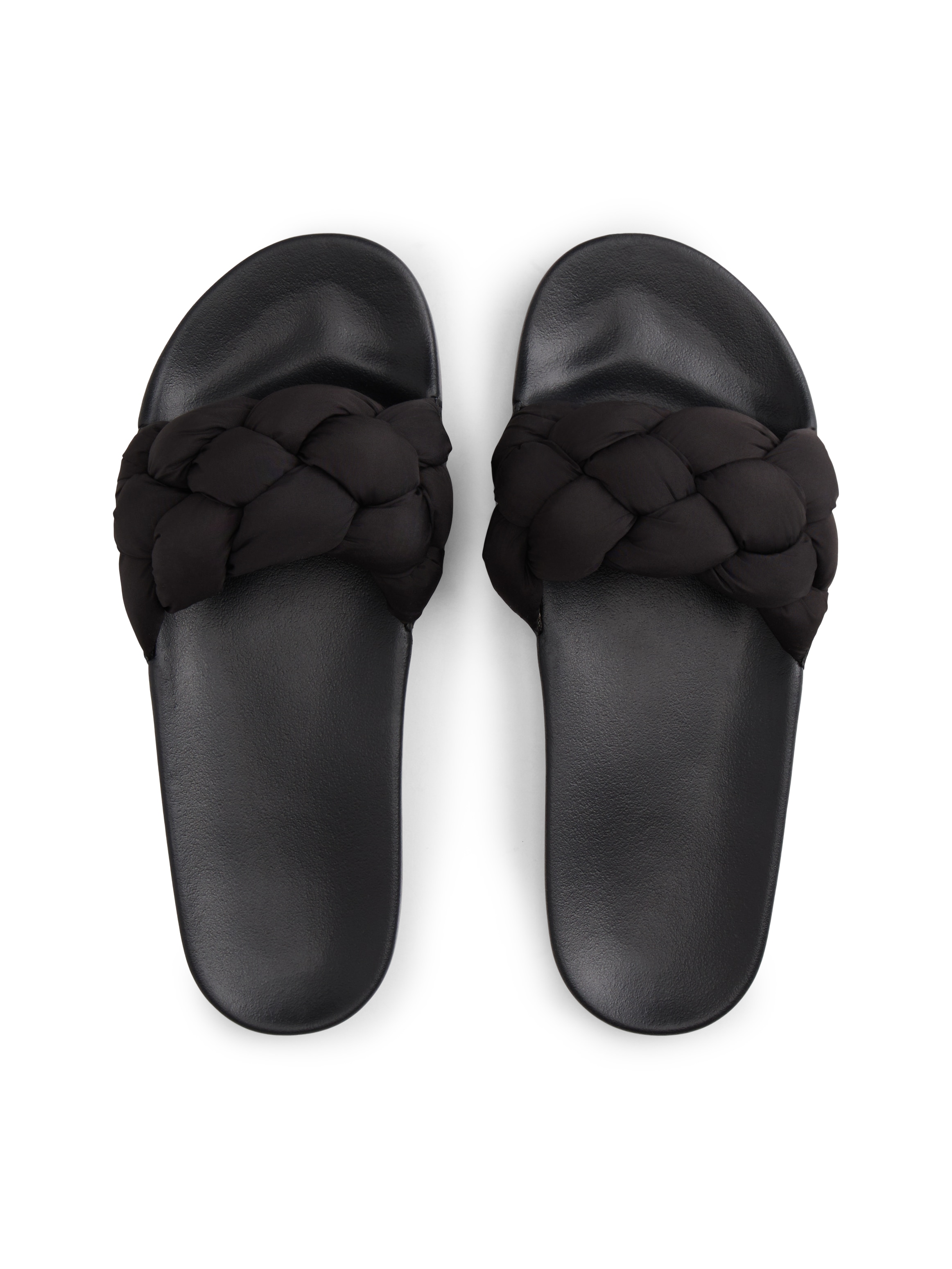 Tommy Jeans Pantolette »TJW BRAIDED SLIDES«  Sandale, Pantolette, Flat mit geflochtener Bandage