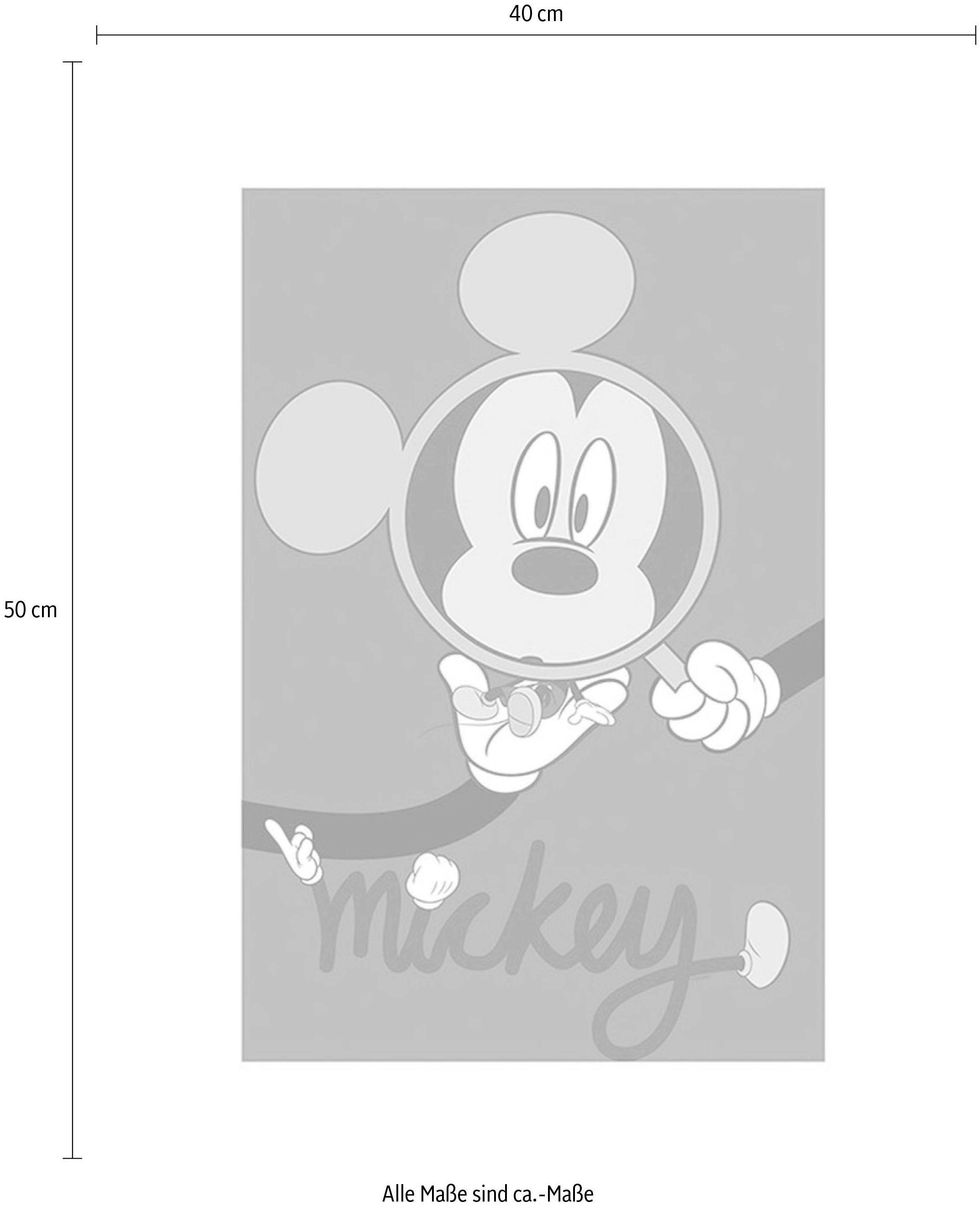 Komar Poster »Mickey XXL (1 Jahren Schlafzimmer, Garantie Mouse Kinderzimmer, St.), Magnifying mit | Disney, Wohnzimmer Glass«, kaufen online 3