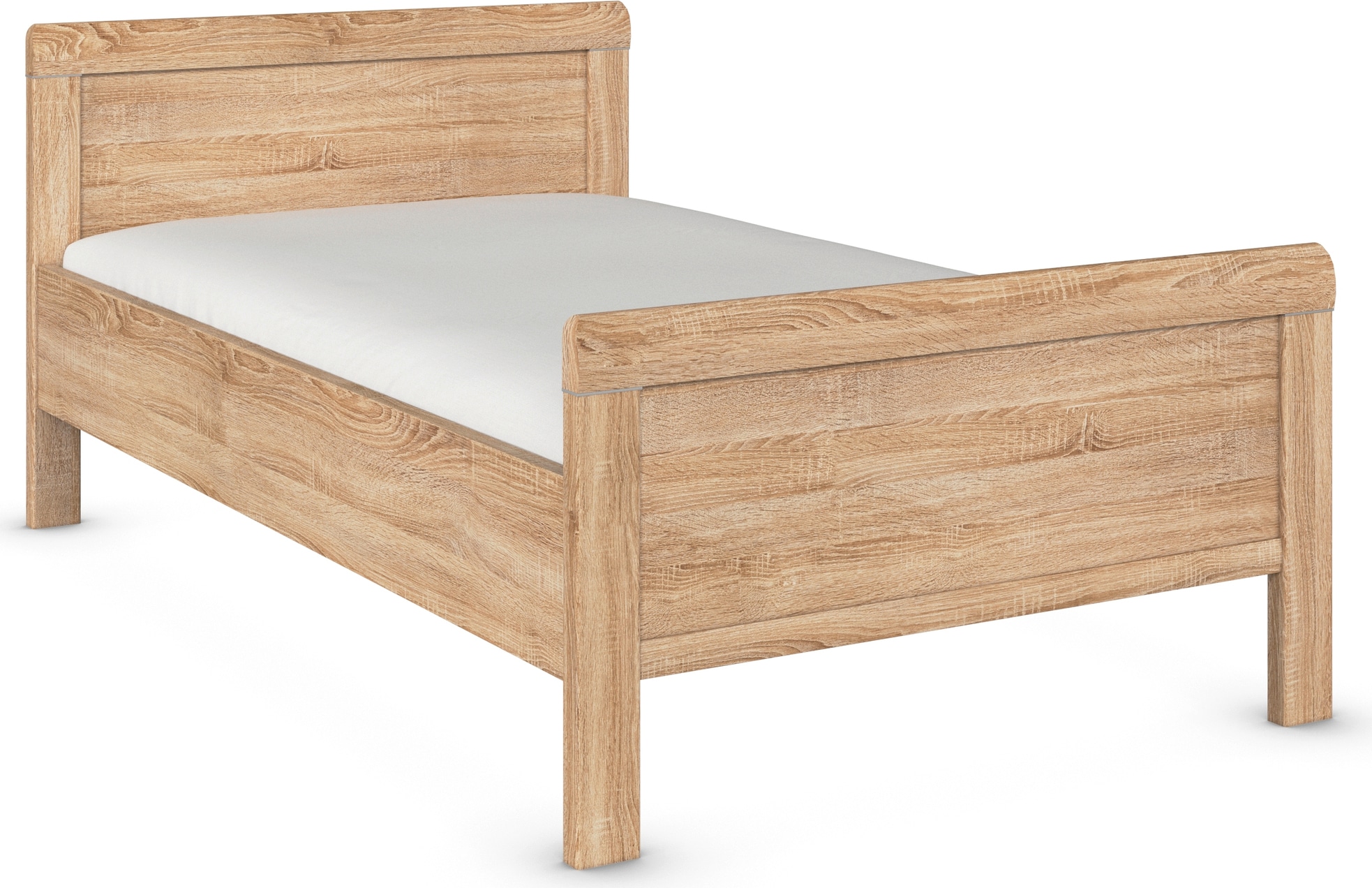 rauch Bett »Bett Einzelbett Stollenbett EVELYN«, in Komforthöhe aus Holzwerkstoff in elegantem Stil MADE IN GERMANY