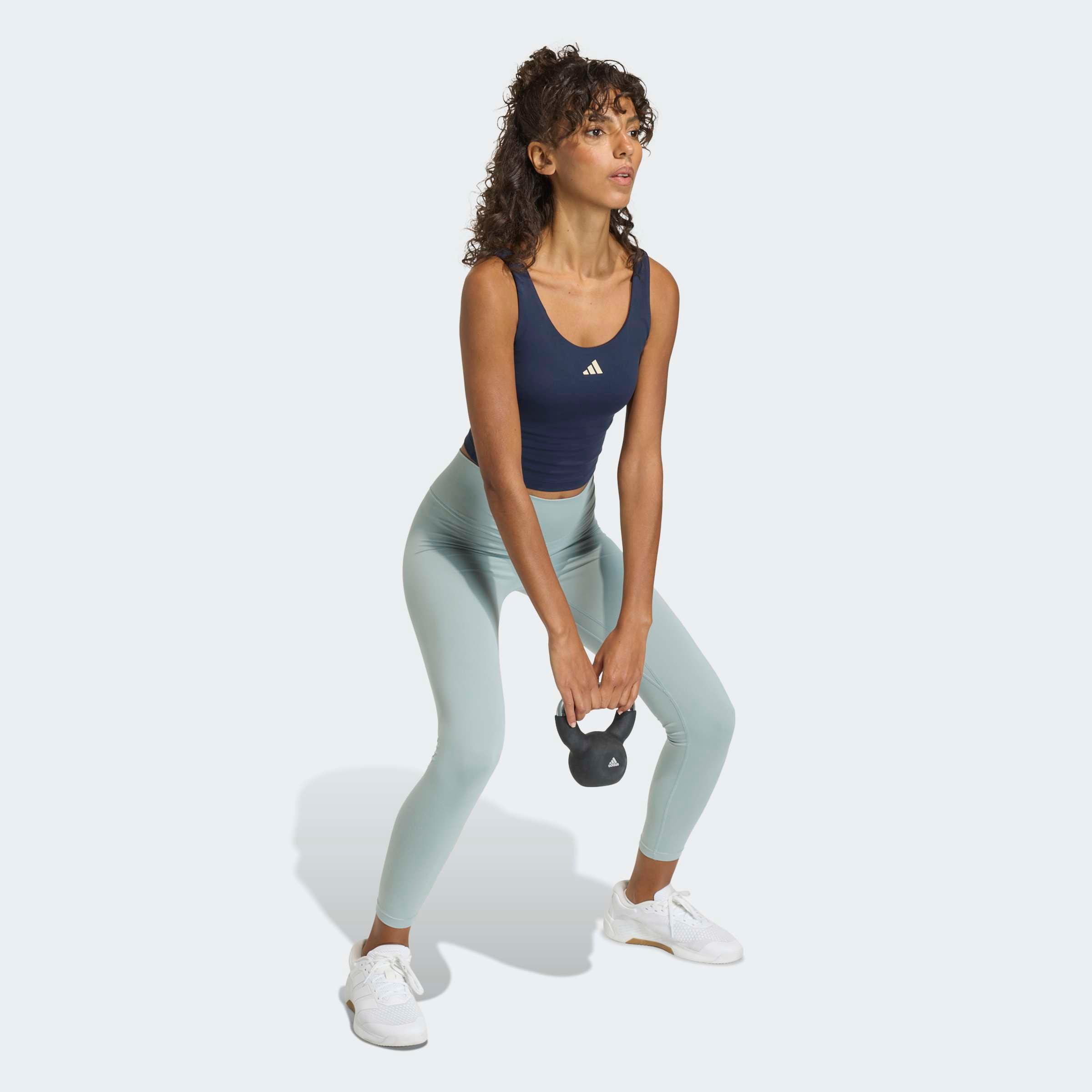 adidas Performance Tanktop »3-STREIFEN STUDIO ALL ME, LEICHT STÜTZEND«