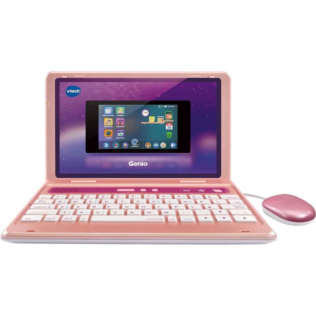 Vtech® Kindercomputer »School & Go, Genio Lernlaptop, pink«