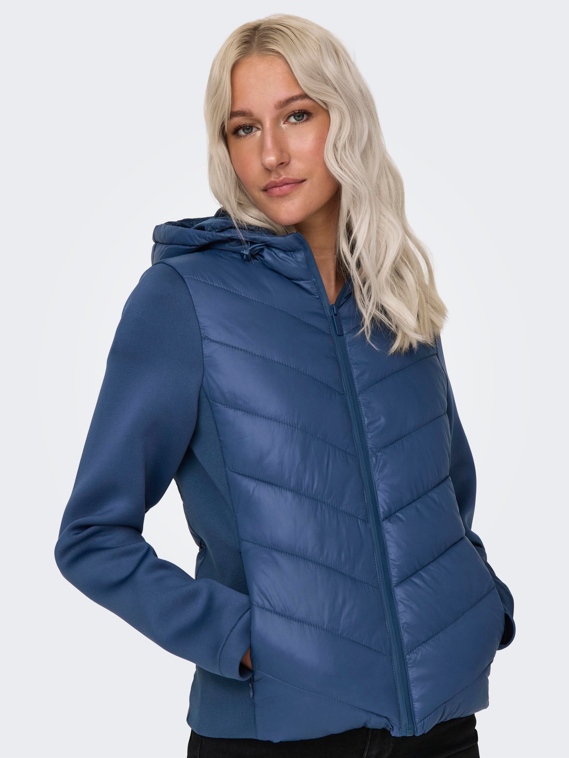ONLY Steppjacke »ONLSOPHIE MIX FITTED HOOD JACKET CC OTW«, mit Kapuze