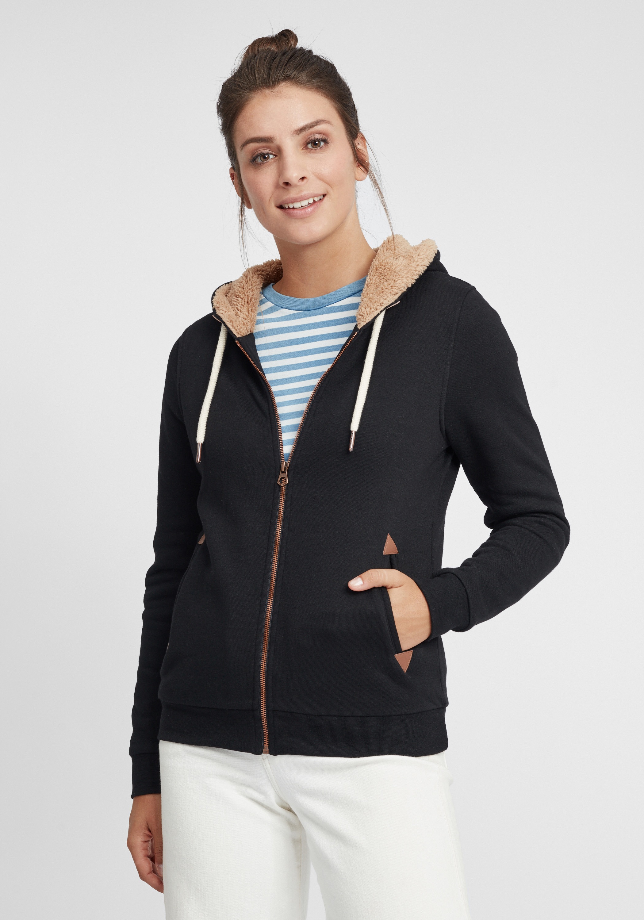 OXMO Sweatjacke »Sweatjacke OXVicky«