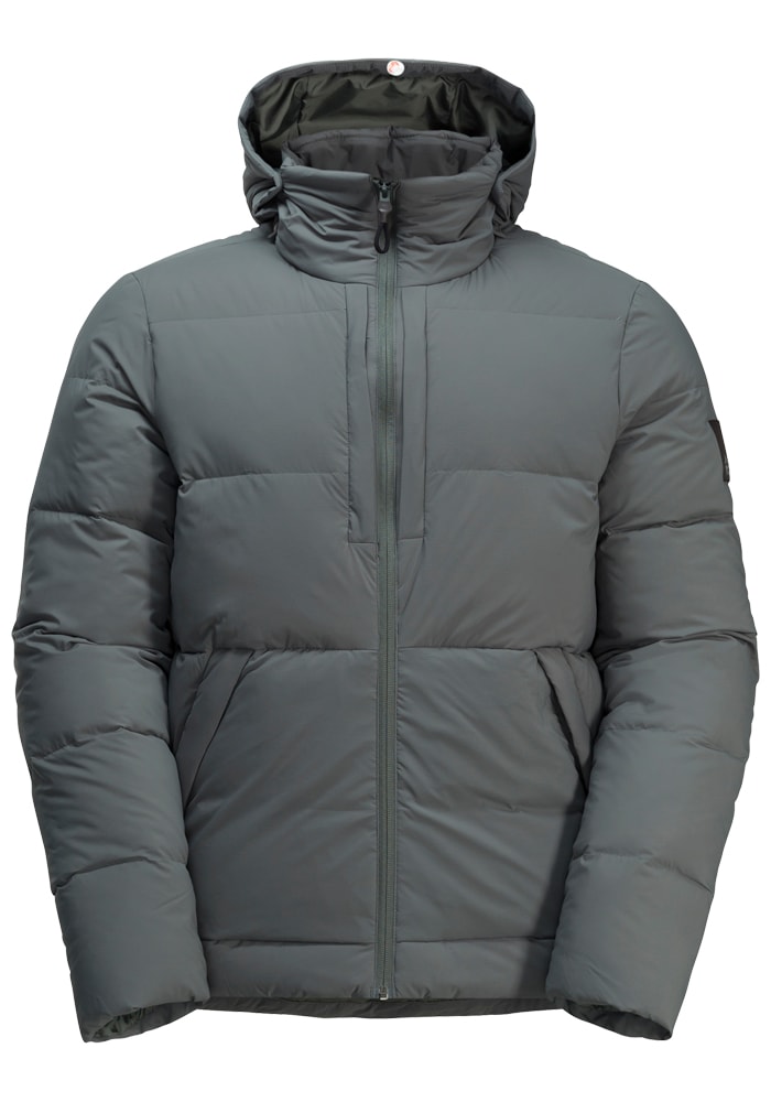Jack Wolfskin Daunenjacke »WANDERMOOD DOWN JKT M«, mit Kapuze