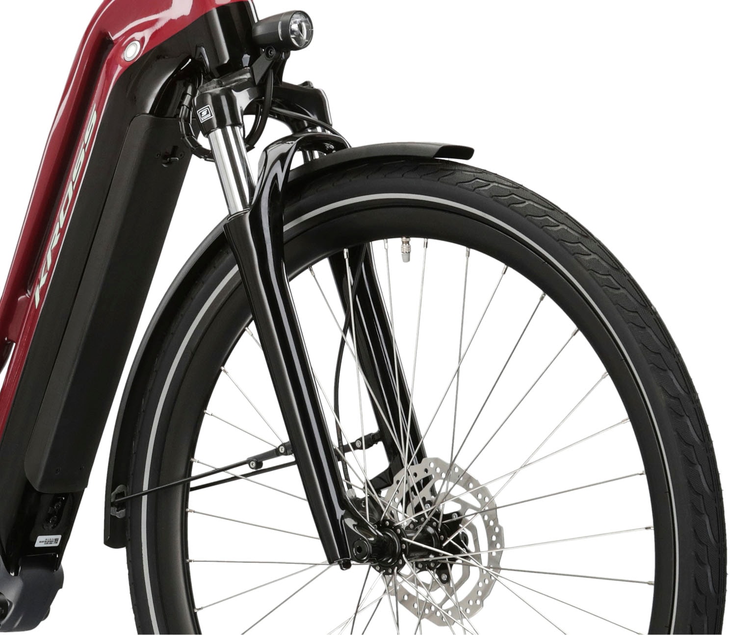 Kross E-Bike »E-Citybike Damen Sentio 6.0 28" rot«, 8 Gang, Shimano, Nexus, Mittelmotor 250 W, Pedelec, Elektrofahrrad für Damen und Herren