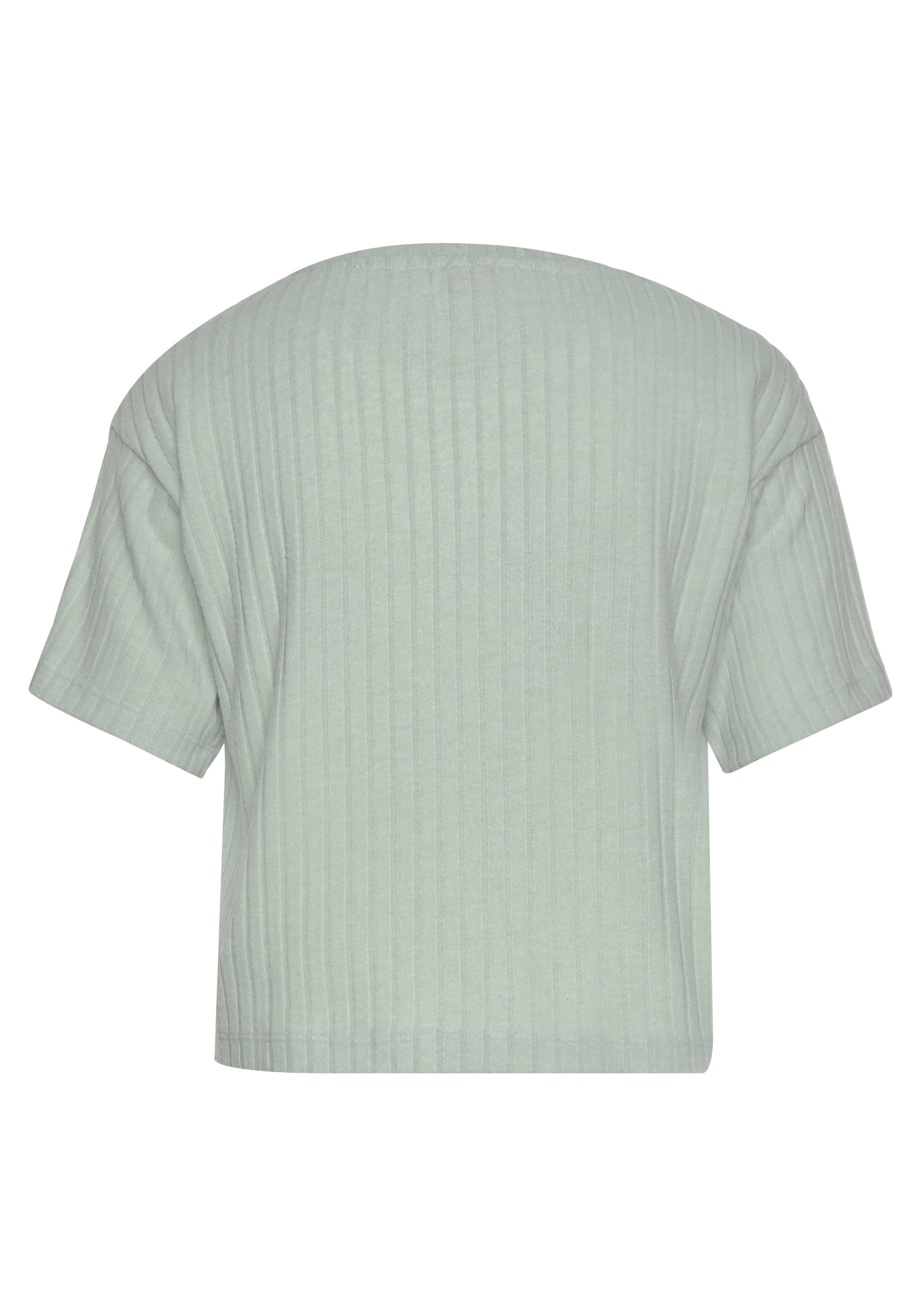 s.Oliver T-Shirt, aus nachhaltigem Rippstrick