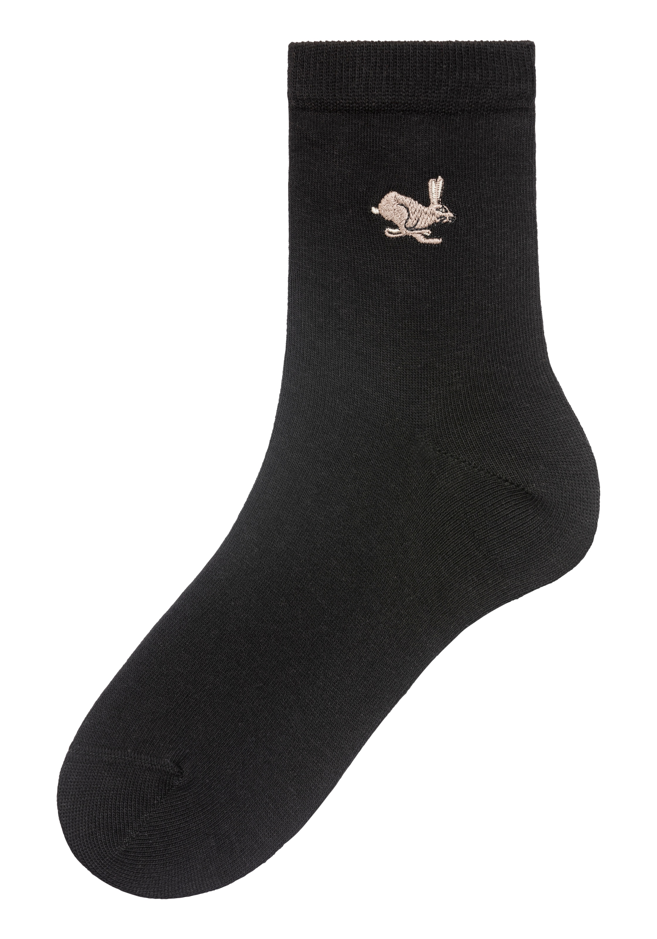 H.I.S Socken, (Packung, 5 Paar), mit hochwertiger Stickerei