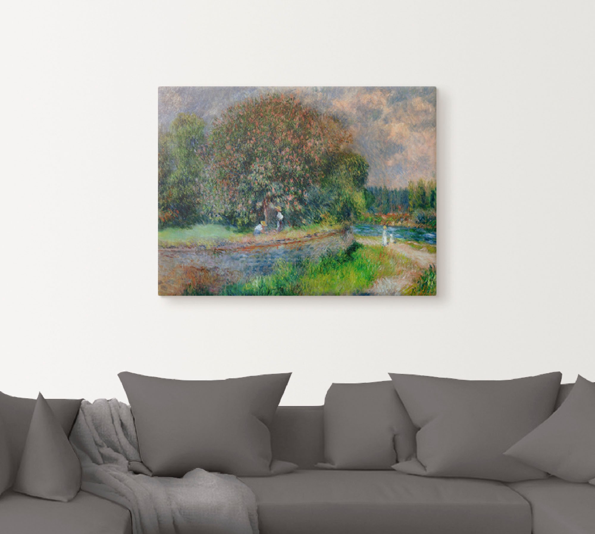 Artland Wandbild »Blühender Kastanienbaum«, Wiesen & Bäume, (1 St.), als Leinwandbild, Poster in verschied. Größen