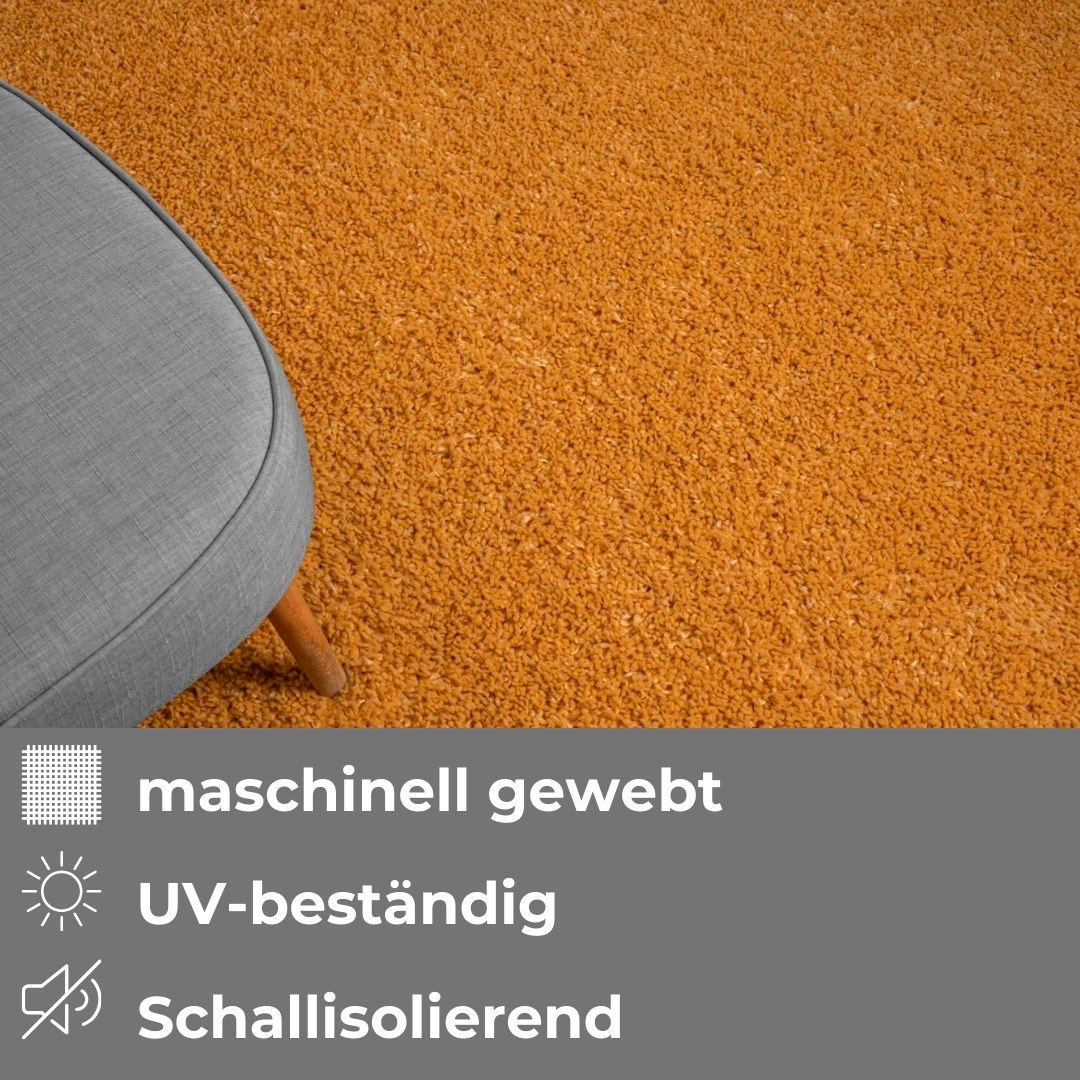 my home Hochflor-Teppich »Banji«, rechteckig, 37 mm Höhe, Uni Farben, weich und flauschig, auch als Läufer & in rund erhältlich