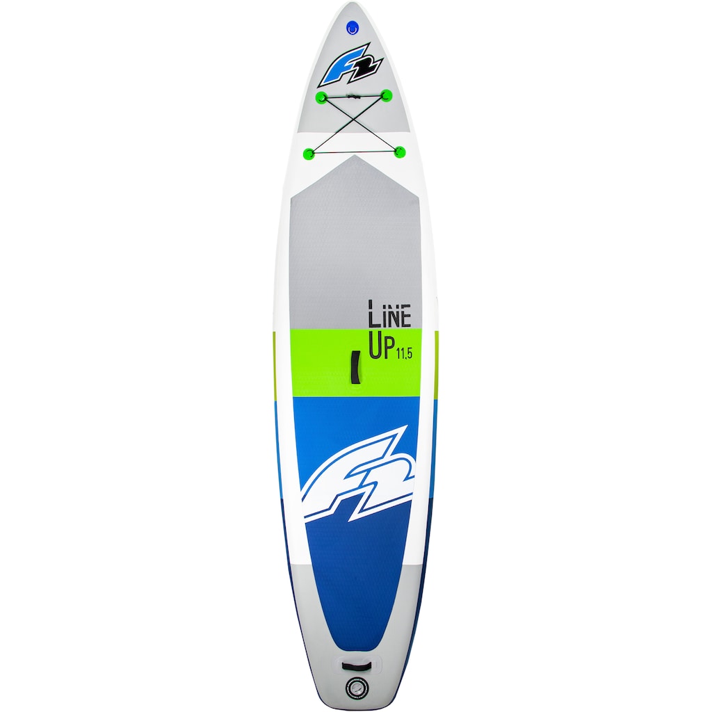 F2 Inflatable SUP-Board »F2 Line Up SMO blue mit Alupaddel«, (Set, 5 tlg.)
