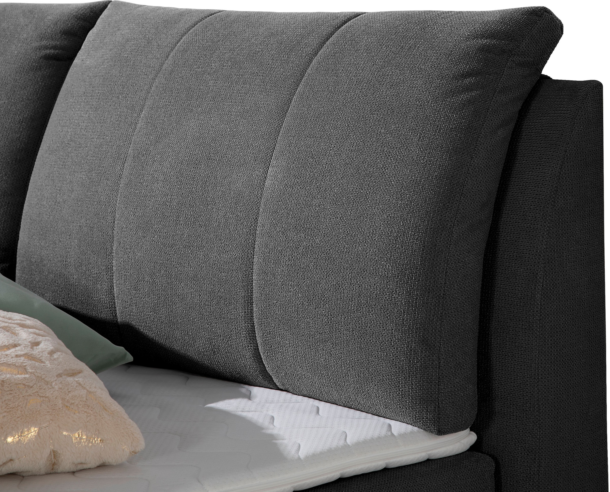 Home affaire Boxspringbett »Breitenthal«, abnehmbare Rückenkissen mit Klettband