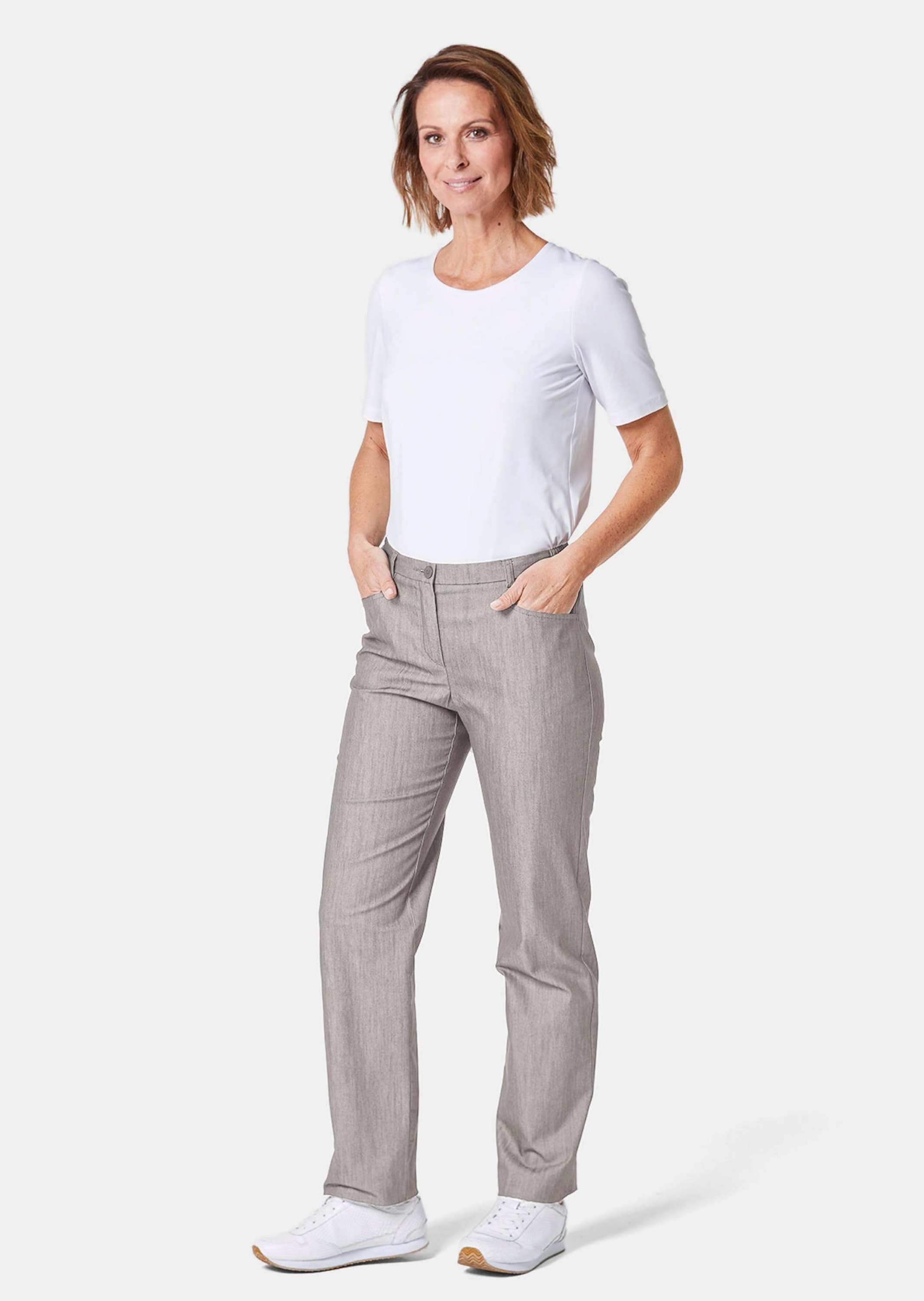 GOLDNER Regular-fit-Jeans »Kurzgröße Edle Jeanshose Carla, in bequemer Form« keine/nicht relevant