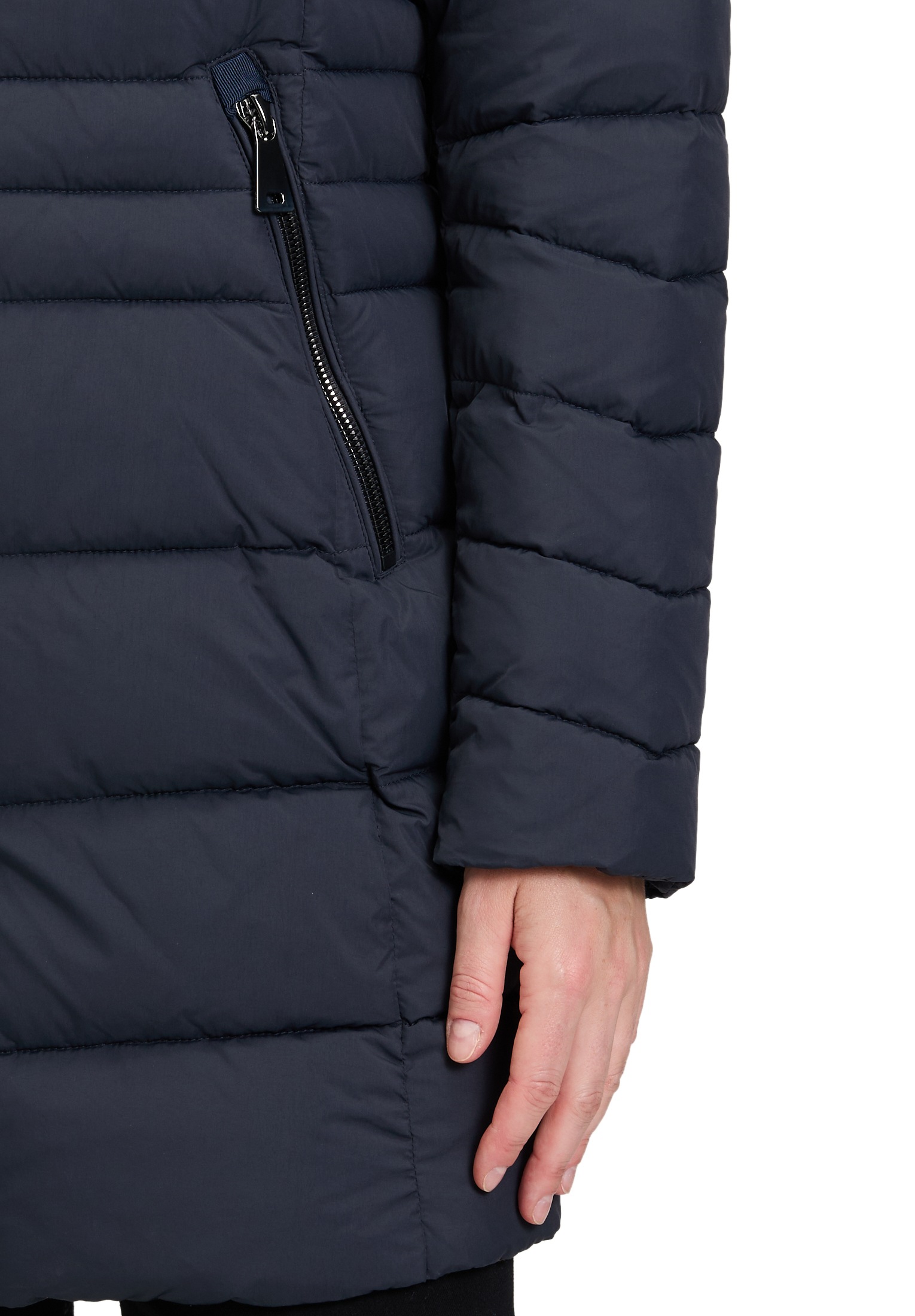 Gil Bret Steppjacke »Steppmantel mit abnehmbarer Kapuze«