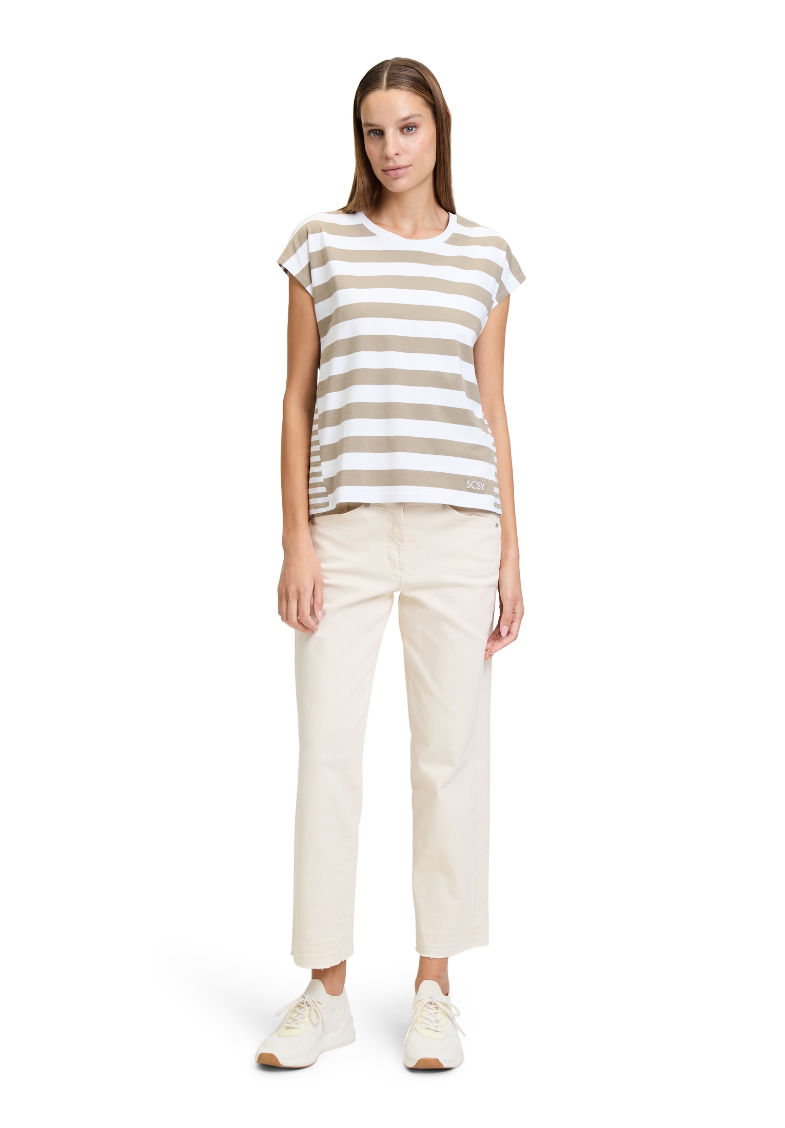 Betty Barclay Kurzarmshirt »Basic Shirt mit Streifen«