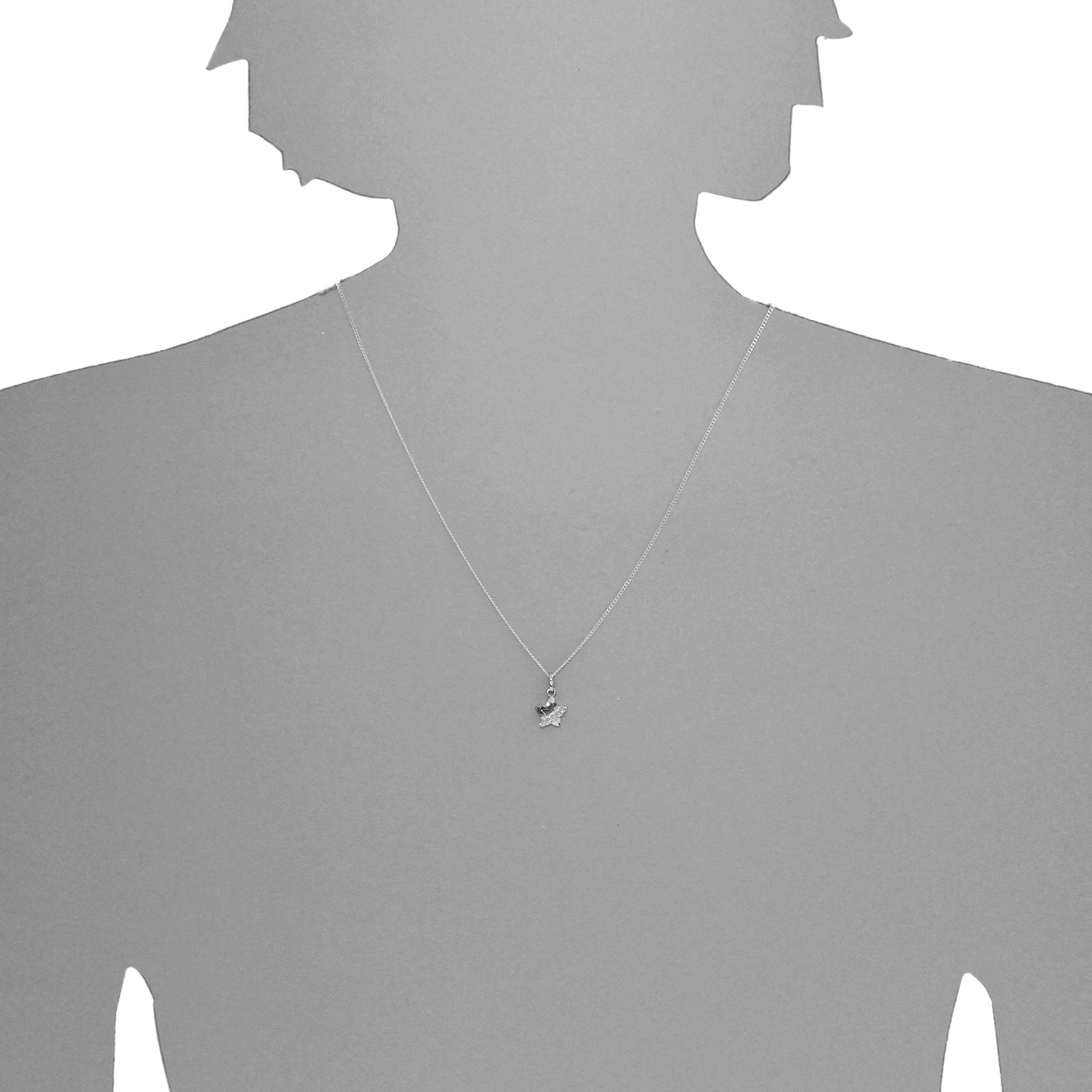 OSTSEE-SCHMUCK Kettenanhänger »- Stern - Silber 925/000 - Zirkonia«