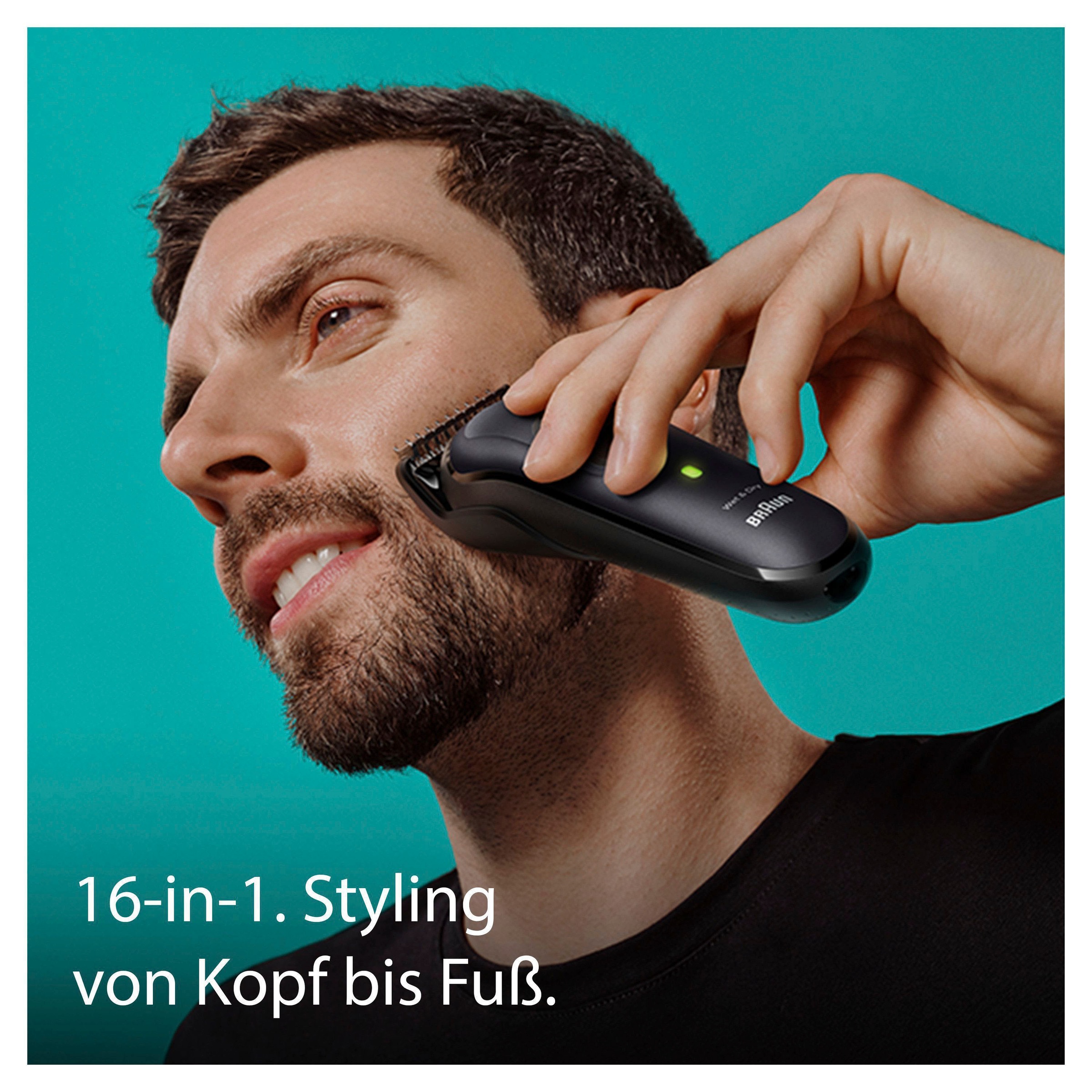 Braun Haarschneider »All-In-One Styling Set Jahren mit XXL MGK7470«, Barttrimmer 16-in-1 Wasserdicht, 3 Garantie