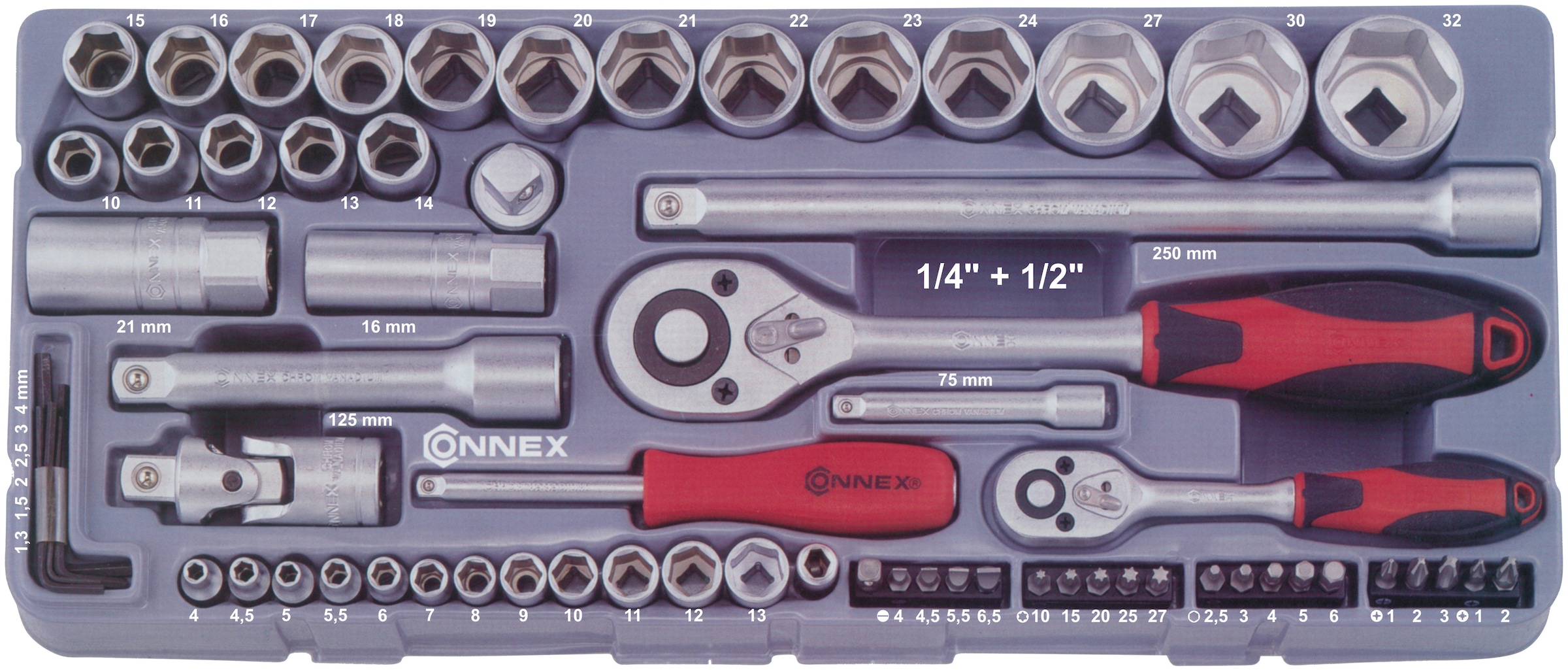 XXL Connex Jahren Steckschlüssel (Set) | mit kaufen Garantie »COX580267, 67-tlg.«, online 3