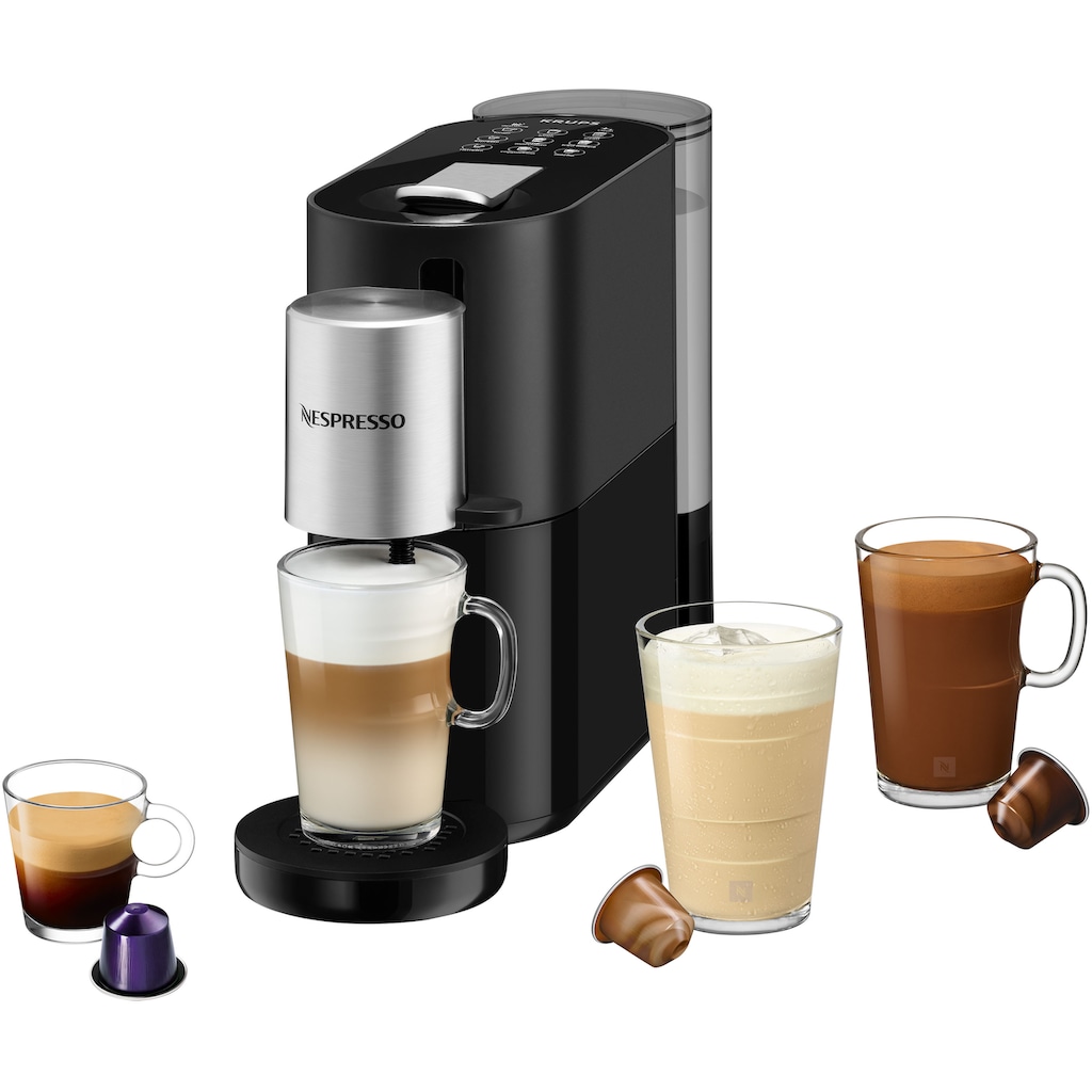 Nespresso Kapselmaschine »XN8908 Atelier von Krups«, Wassertank: 1 L, 19 Bar Druck, inkl. Nespresso Glastasse + Kapseln