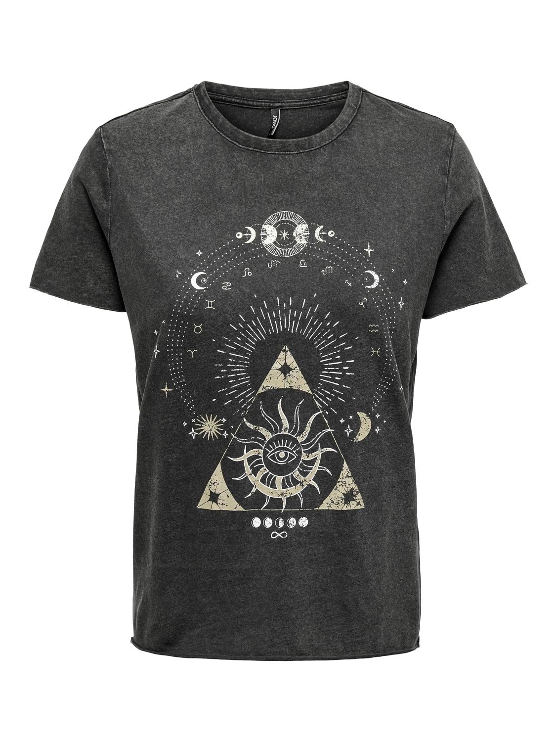 ONLY Rundhalsshirt »ONLLUCY REG S/S TOP JRS NOOS«, unterschiedlich bedruckt