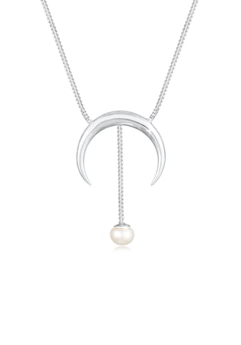 Elli Perlenkette »Sichel Mond Astro Sußwasserzuchtperle 925 Silber« kaufen