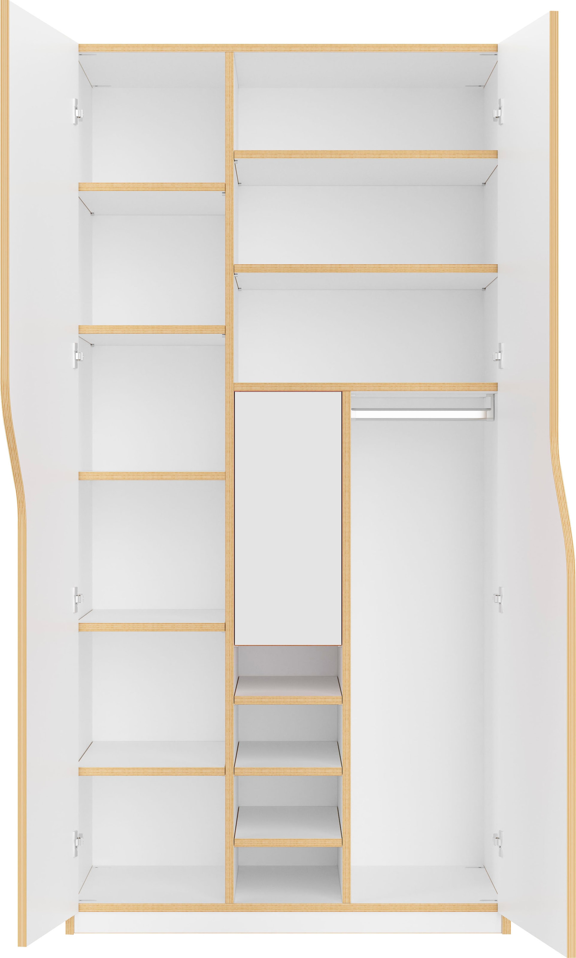 Müller SMALL LIVING Kleiderschrank »PLANE Ausstattung Nr. 5«, inklusive  einer innenliegenden Tür und einer Kleiderstange bequem kaufen