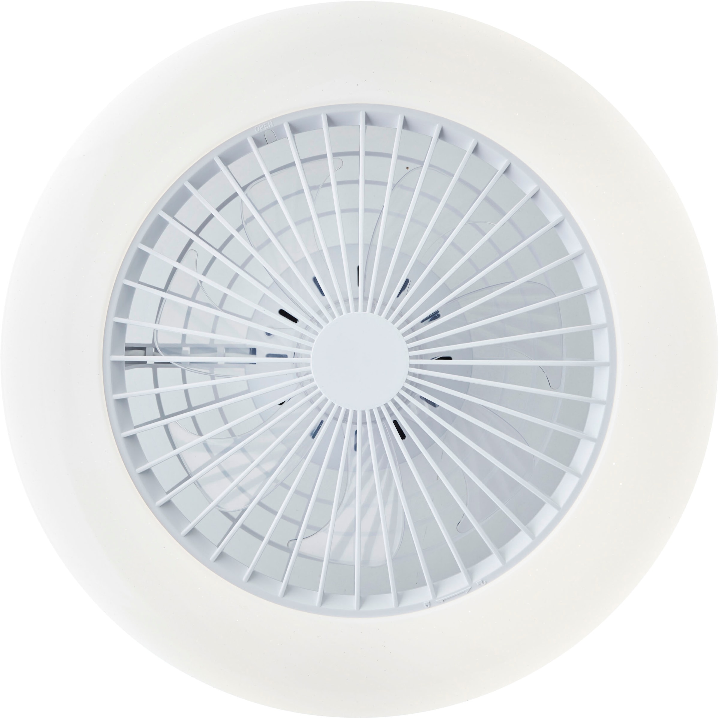 Brilliant LED Deckenleuchte »Salerno« 1 Stk. RGB | warmweiß - kaltweiß LED Leuchte, Ventilator, digitales RGB, 49 cm, 4700 lm, 3000-6500 K