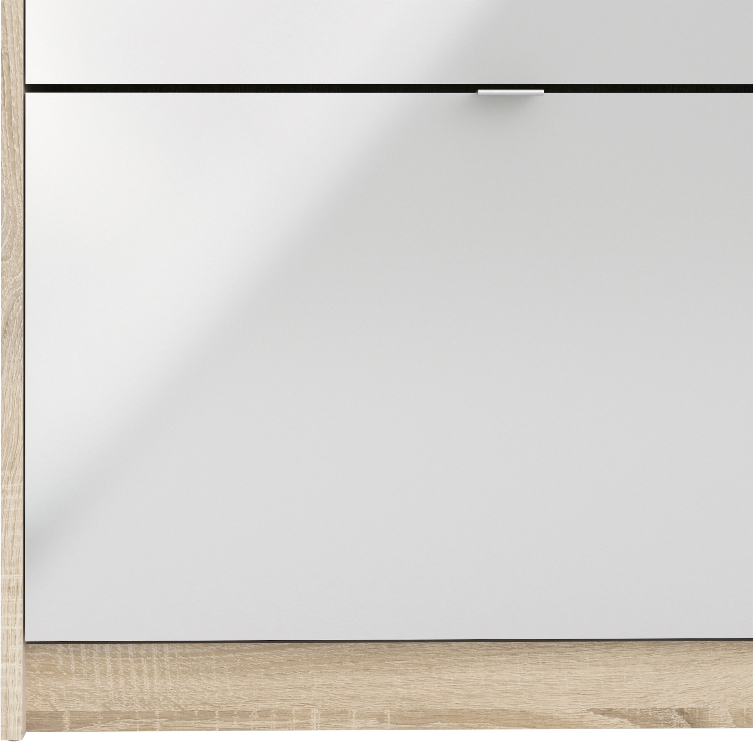 INOSIGN Schuhschrank »Shoes Schuhaufbewahrung, Schuhkommode, Schuhregal,«, mit 3 Klappen, 2 Böden und 1 Tür, Breite99 cm, Höhe 123 cm