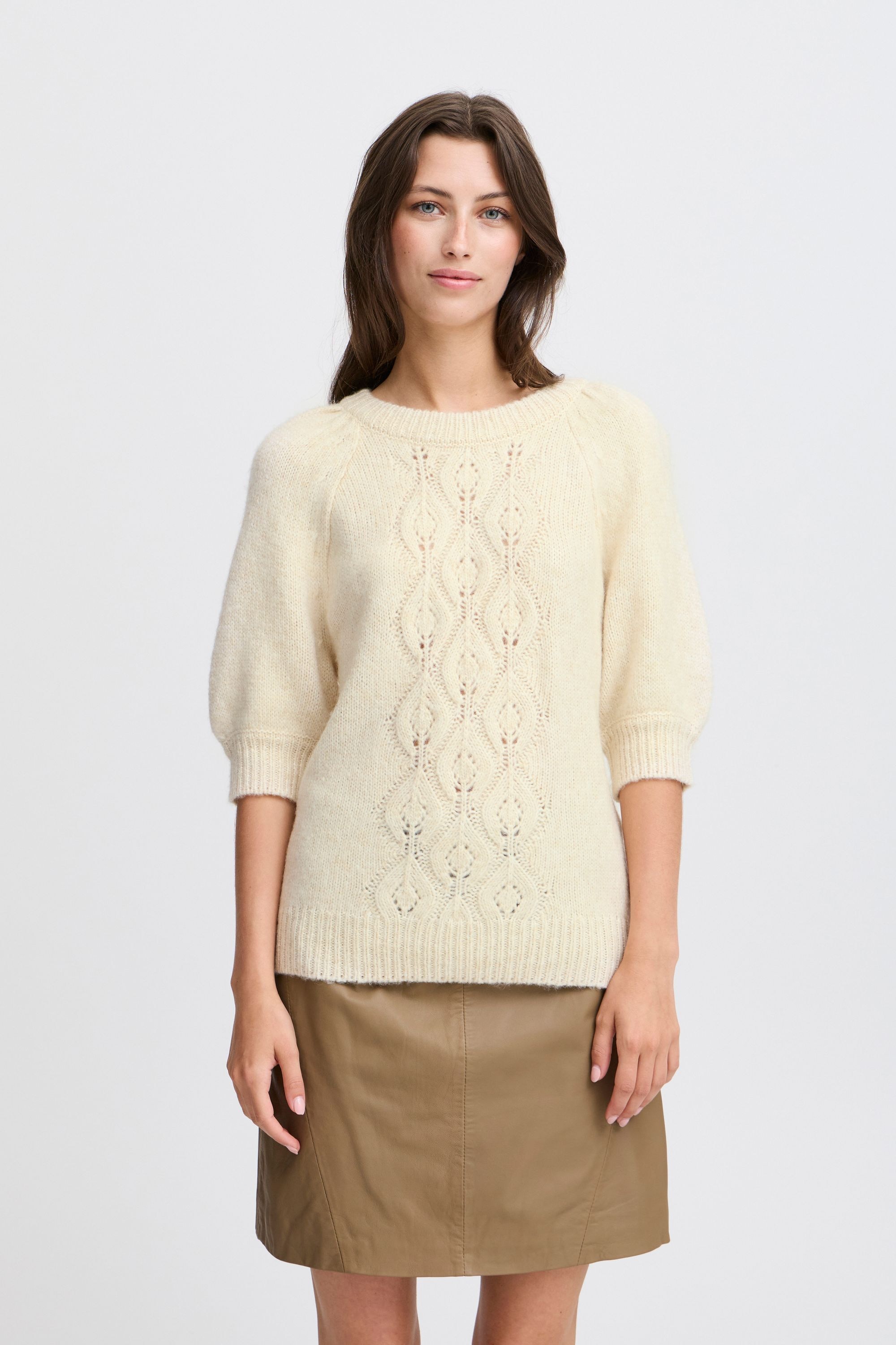 b.young Strickpullover »Strickpullover BYOKSANA SHORT SLEEVE JUMPER -«
