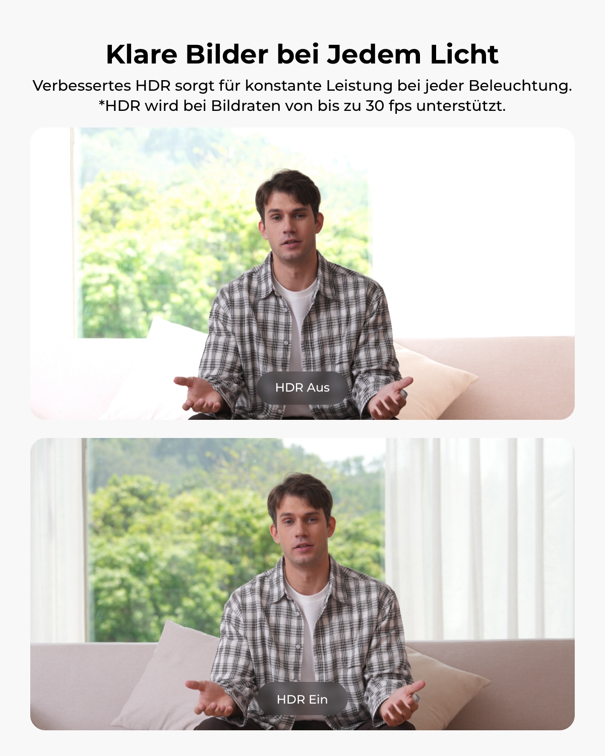 OBSBOT Webcam »Meet Flip« 4K Ultra HD