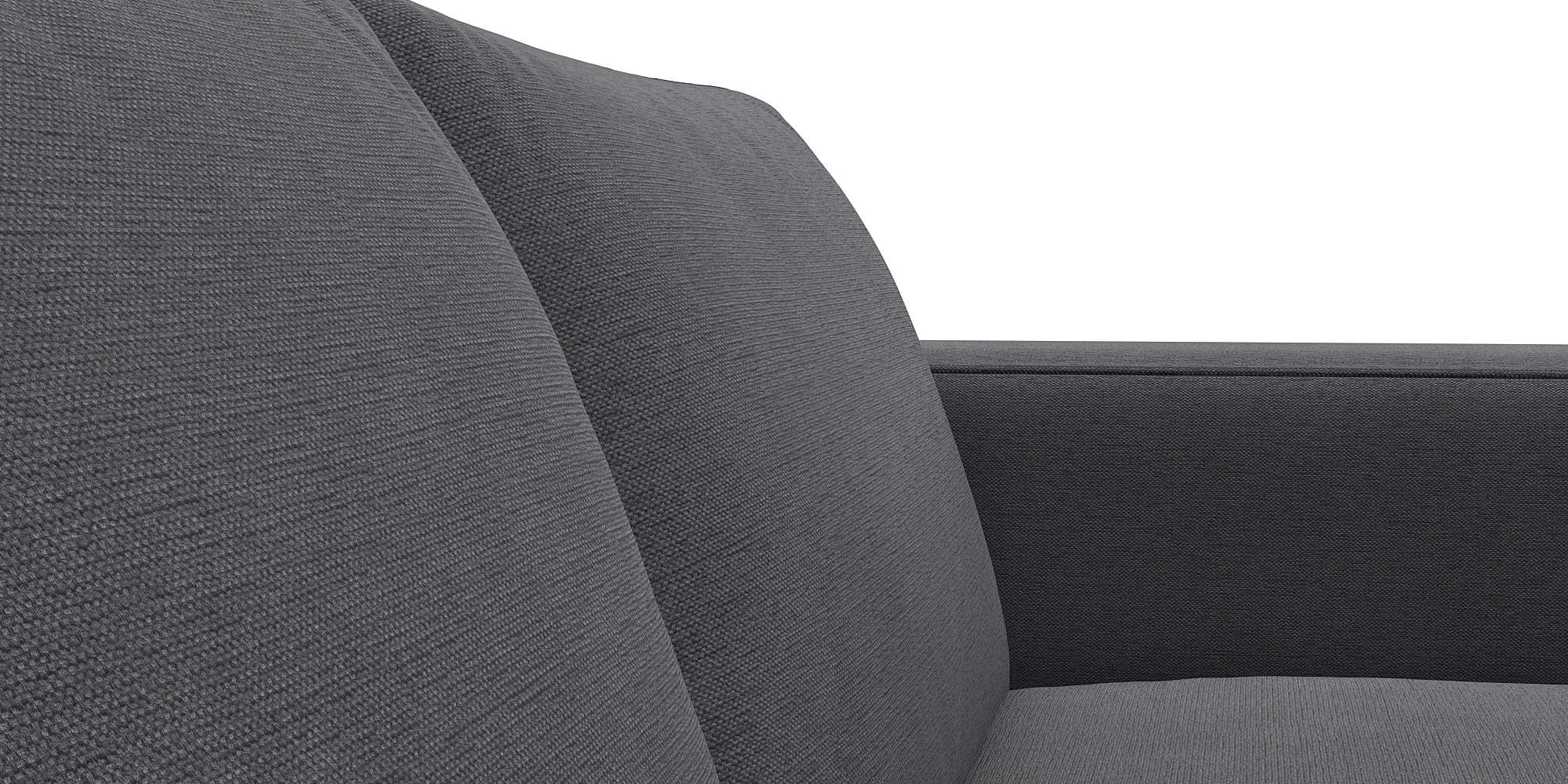 FLEXLUX Ecksofa »Fiore, Sitzaufbau mit hochwertigem Kaltschaum für mehr Sitzkomfort«, breite Armlehnen, L-Form, Füße Alu+ Eiche