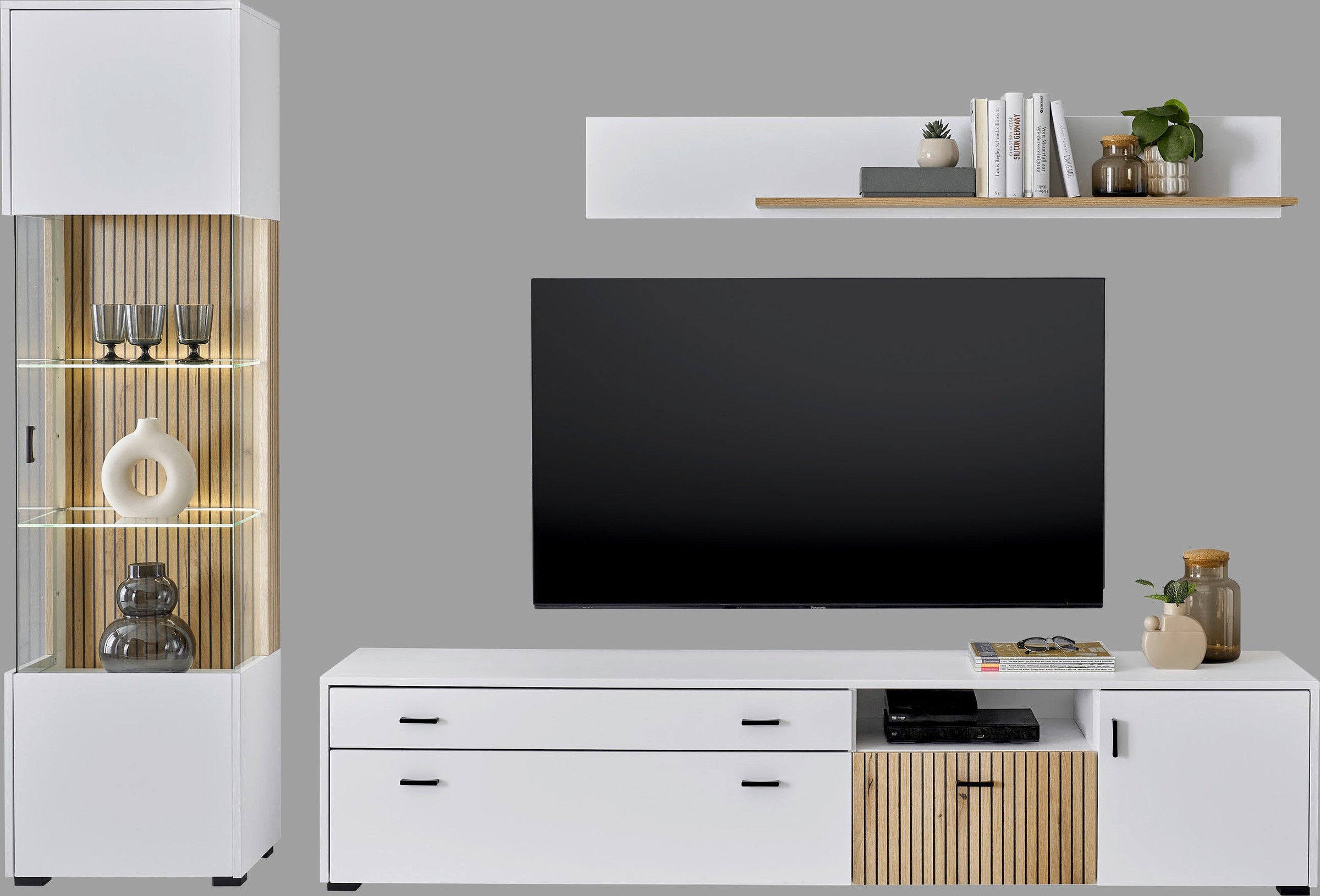 Home affaire Wohnwand »HUDSON« Set, 3 Stk. tlg.