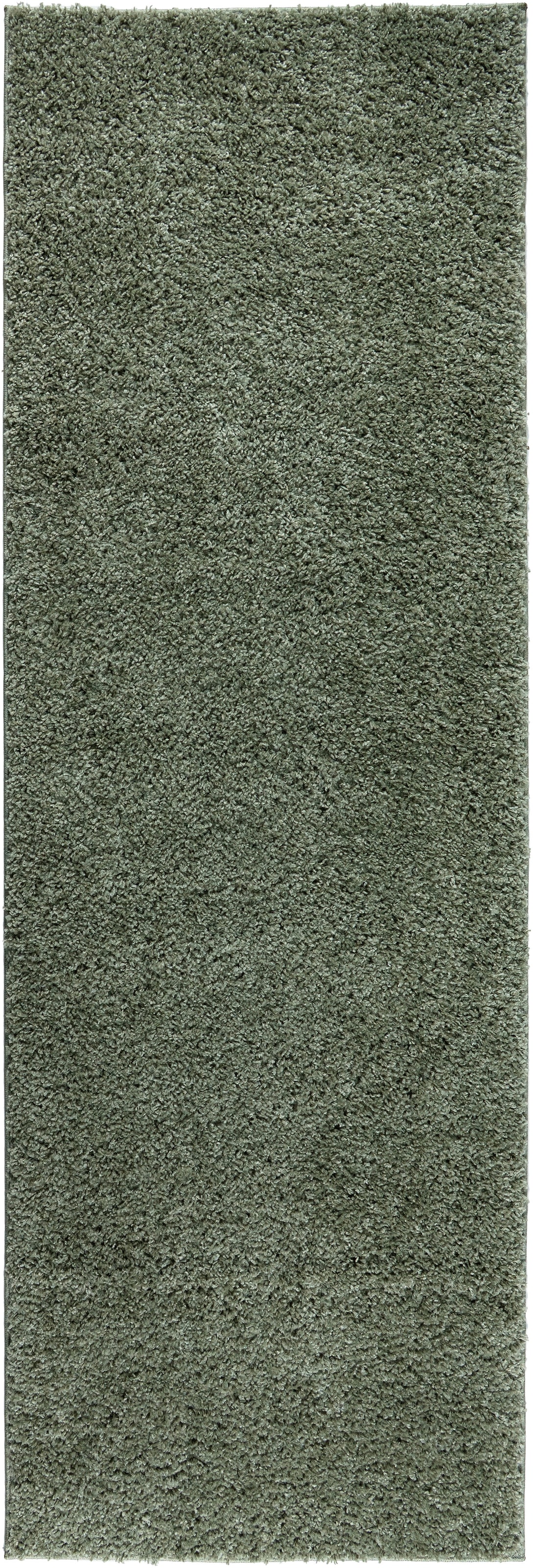 my home Läufer »Shaggy 30« rechteckig 30 mm Höhe Teppich-Läufer, Brücke, Uni-Farben, besonders weich und kuschelig