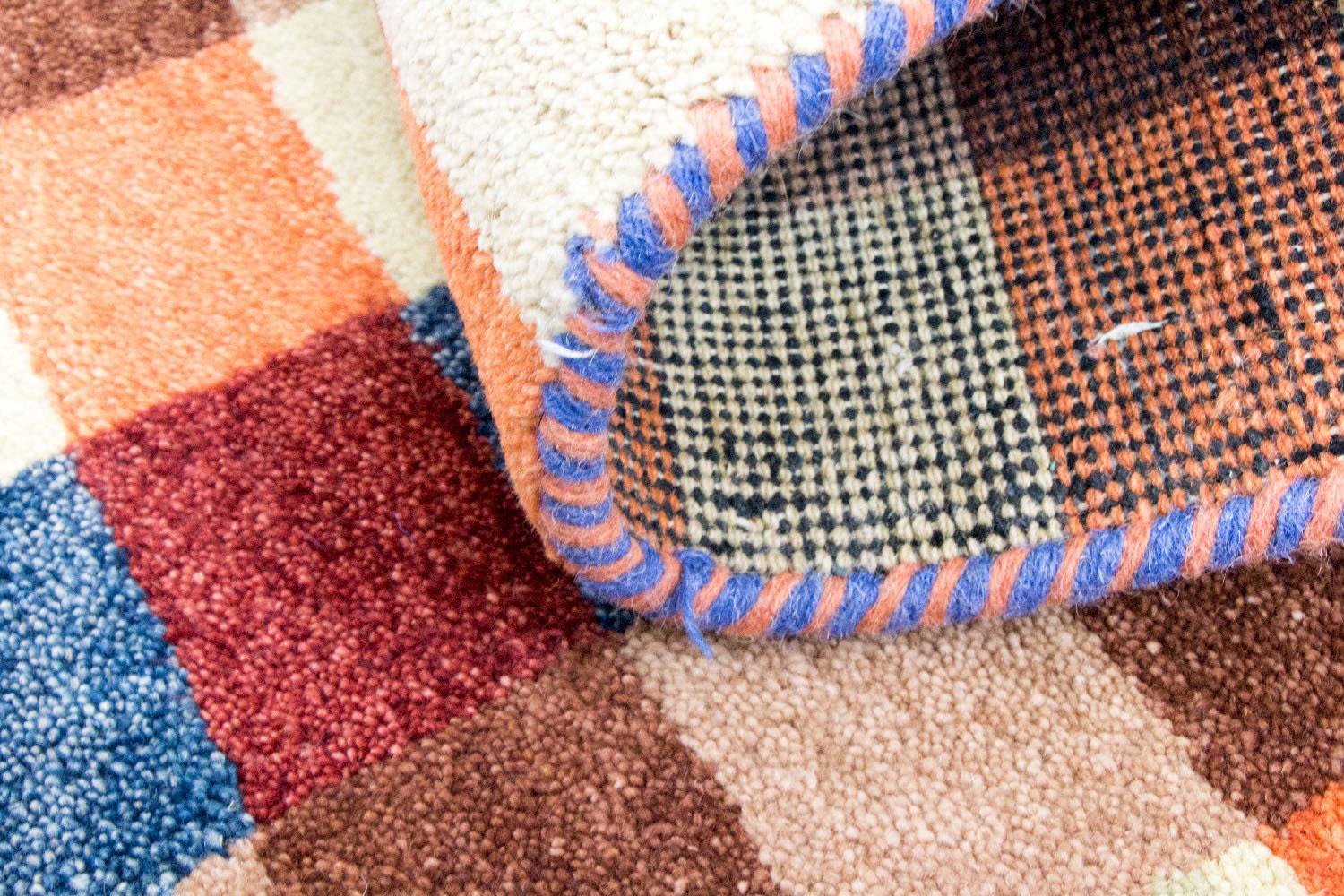 morgenland Wollteppich »Gabbeh Teppich handgeknüpft handgeknüpft mehrfarbig«, rechteckig