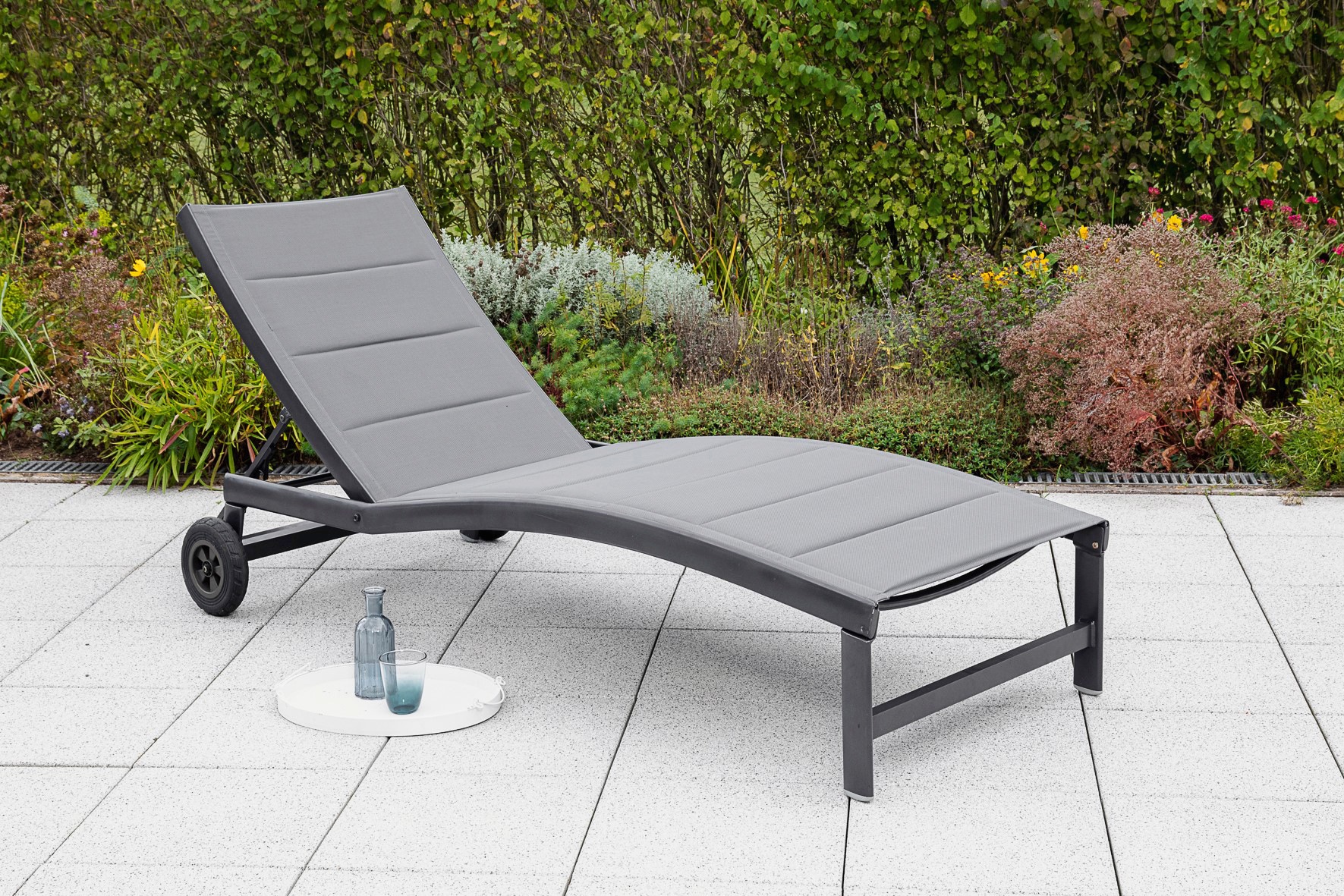 MERXX Gartenliege "San Marino" Aluminium