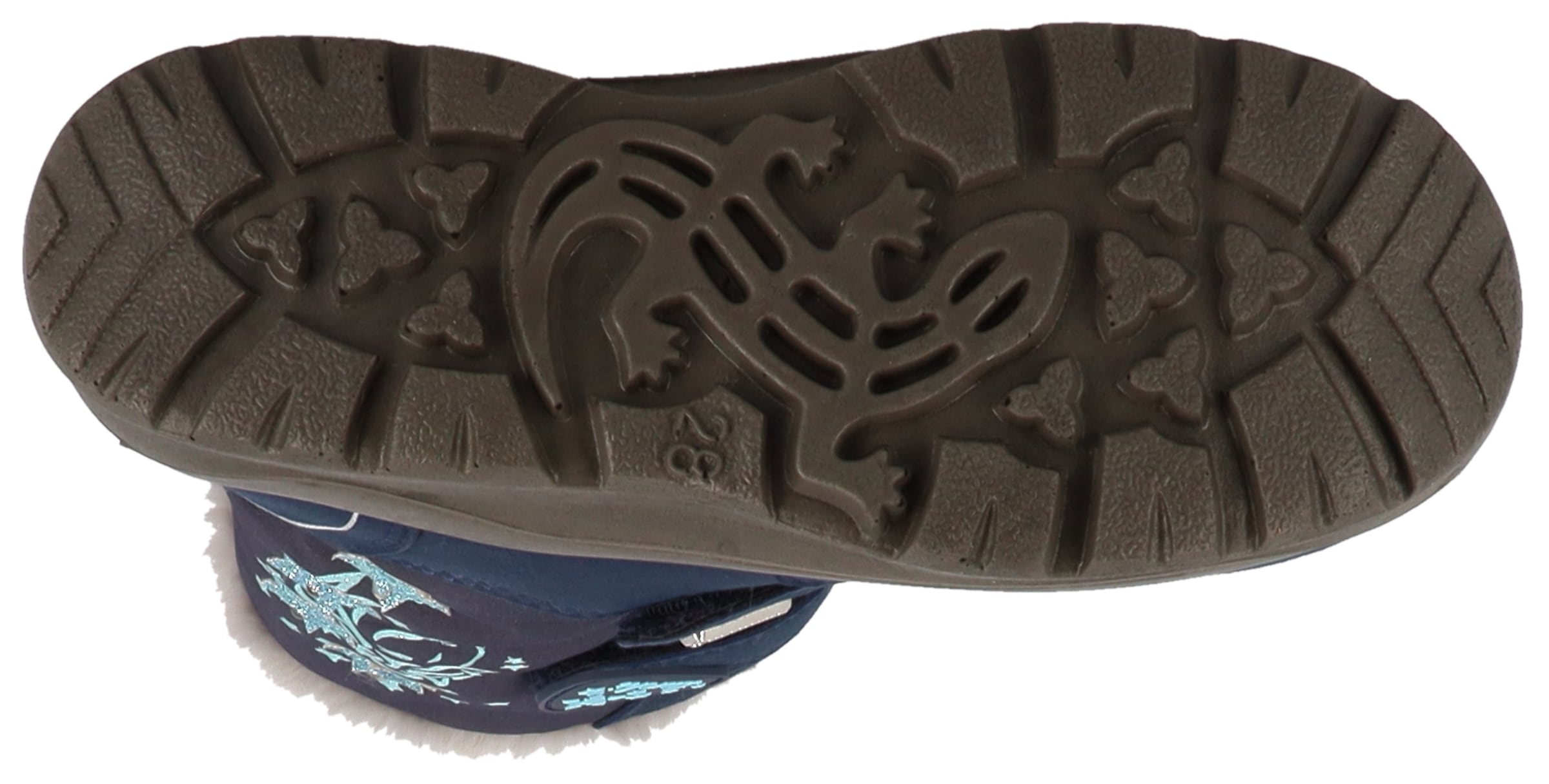 Lurchi Winterboots »Kasandra SYMPATEX«  Klettboots mit Glitzer, Größenschablone zum Download