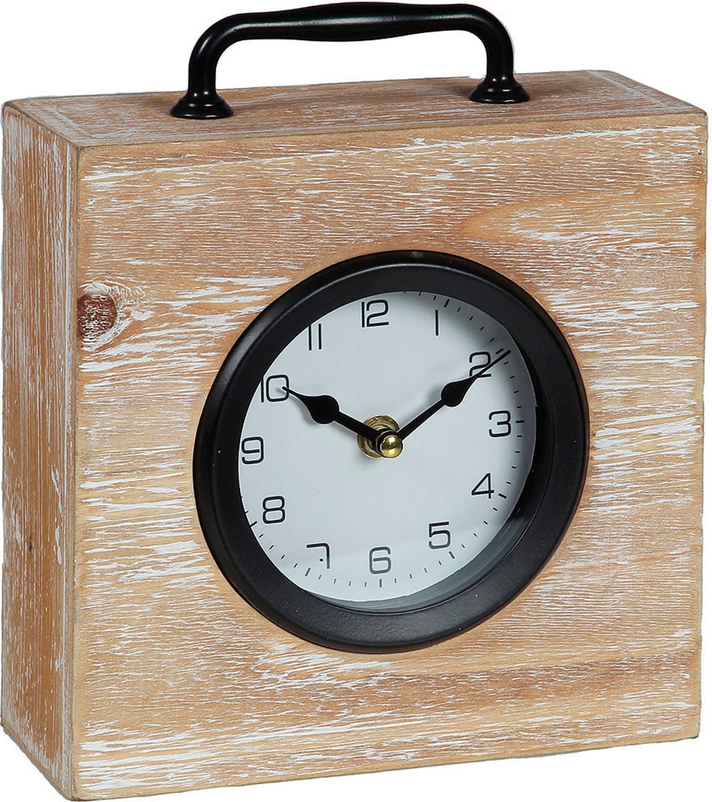 Ambiente Haus Tischuhr "Tischuhr holz 23cm"