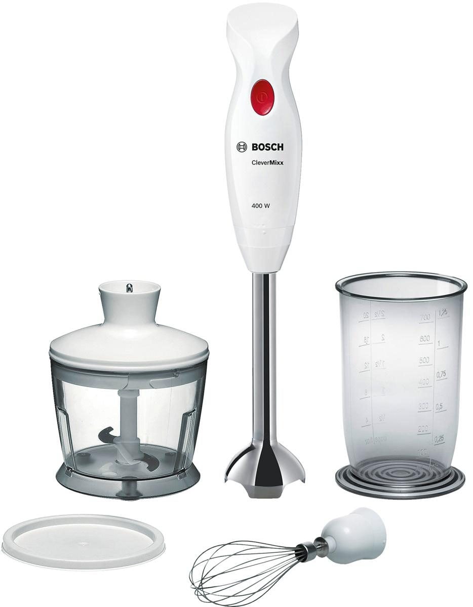 BOSCH Stabmixer »CleverMixx W, MSM24500«, Jahren 400 mit 3 Zubehör mit Garantie XXL