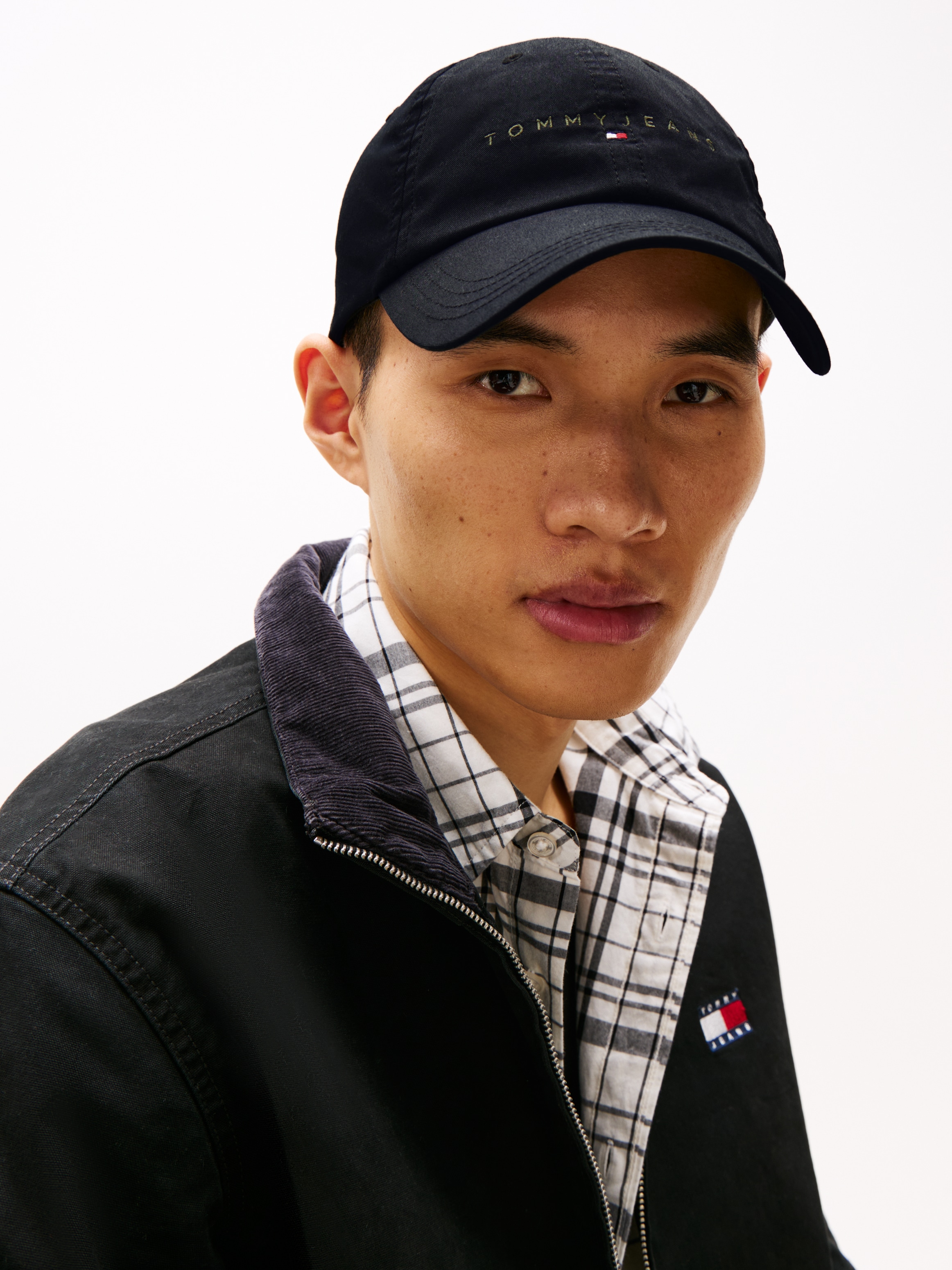 Tommy Jeans Baseball Cap »TJM LINEAR LOGO CAP«, Klettverschluss, Logostickerei, Tommy Jeans Schriftzug UNISEX