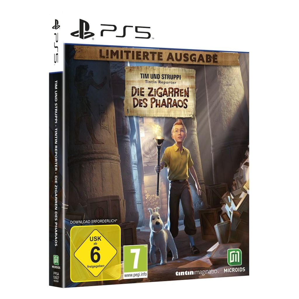 astrogon Spielesoftware »Tim und Struppi - Die Zigarren des Pharaos«, PlayStation 5