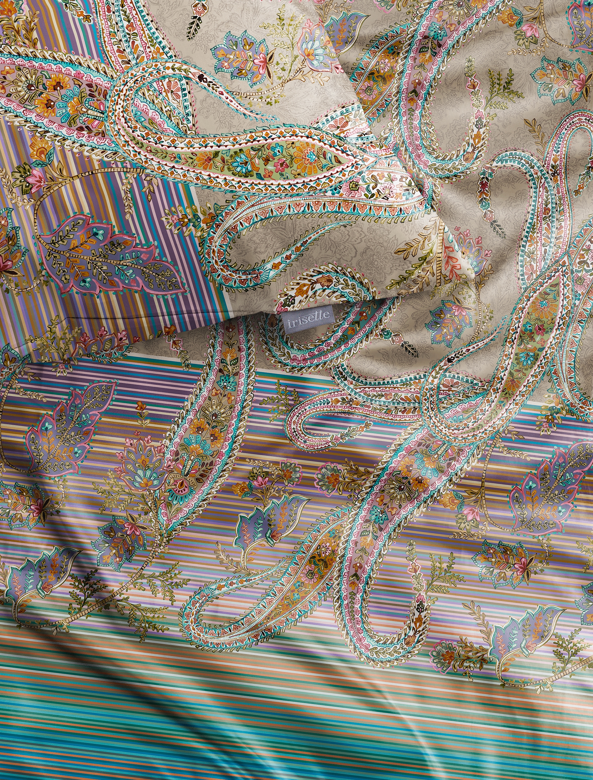 Irisette Bettwäsche »Wave 8794« 2 Mako-Satin, anschmiegsam und atmungsaktiv, Ganzjahresqualität