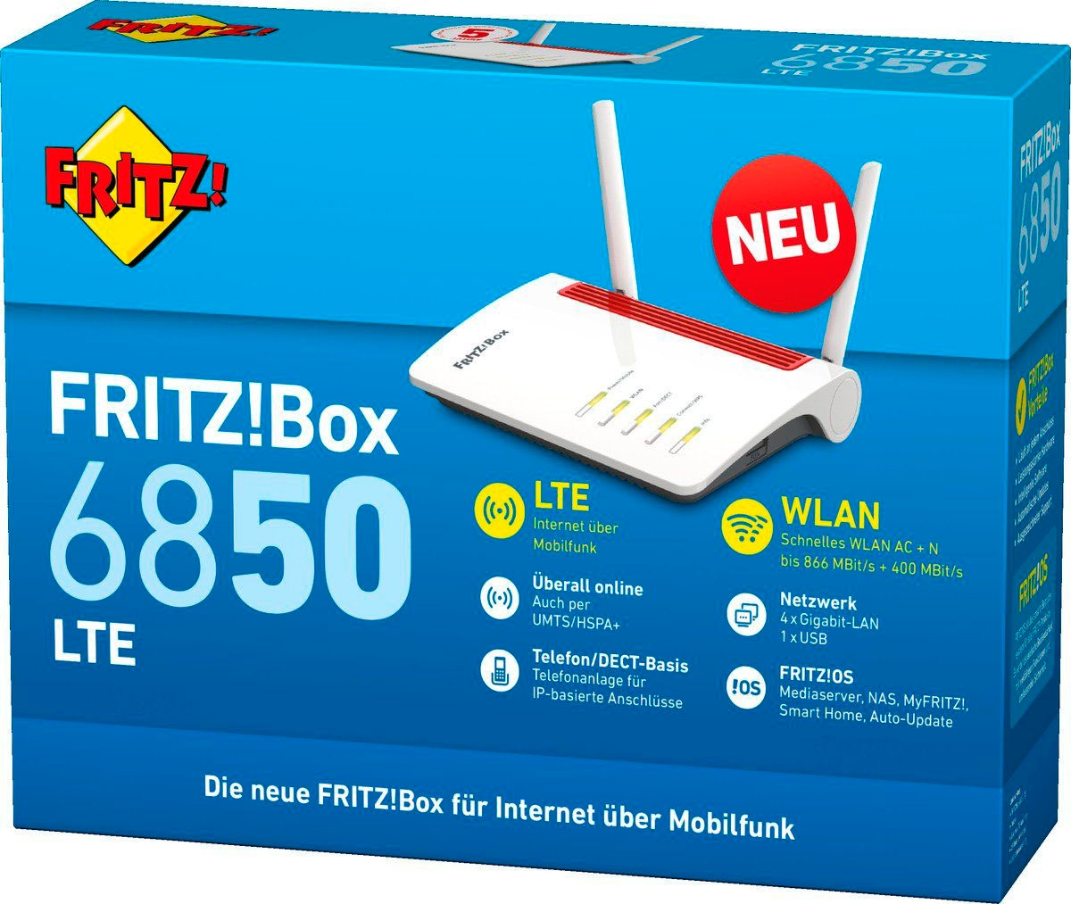 AVM WLAN-Router »FRITZ!Box 6850 LTE«