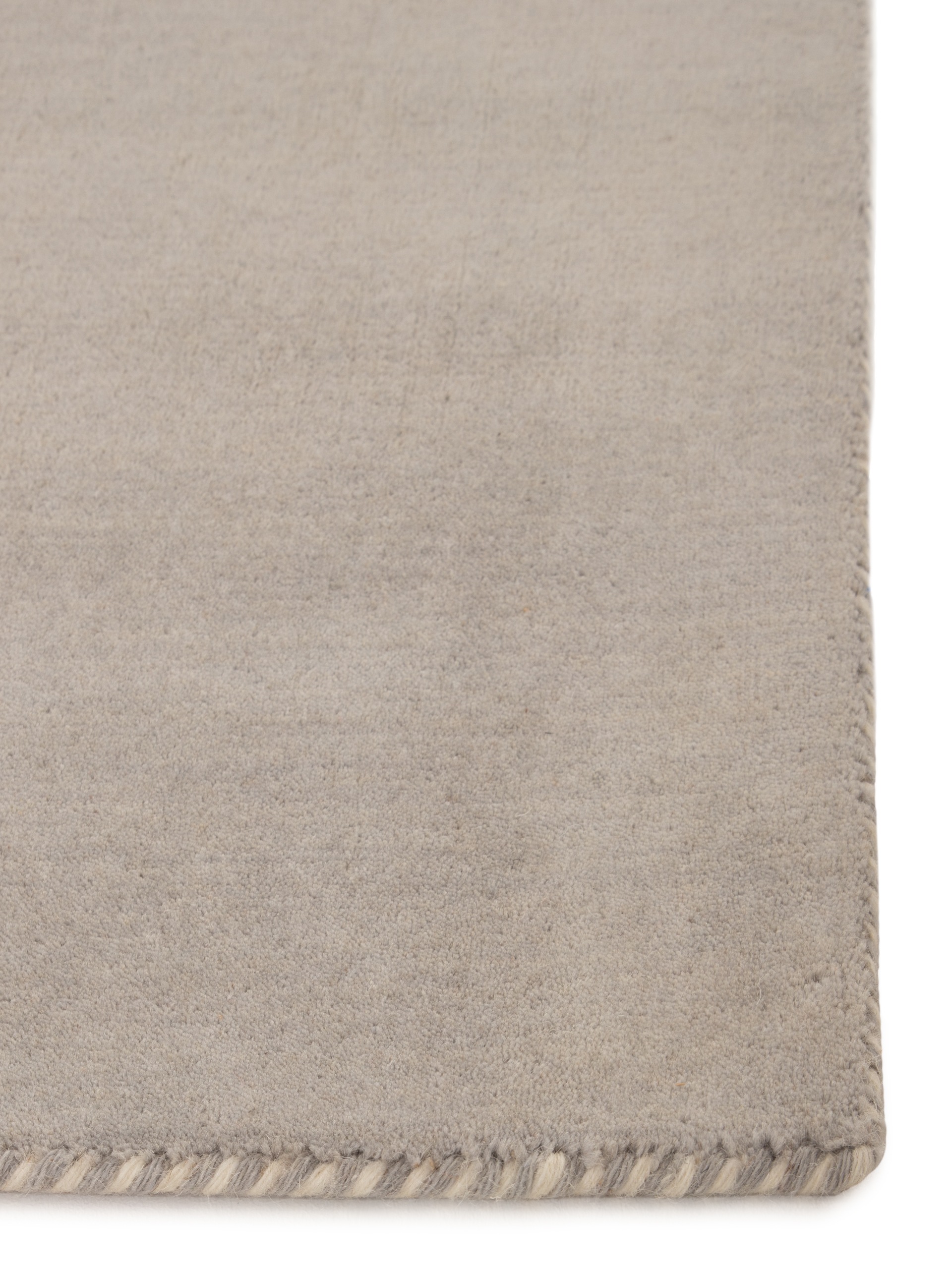 carpetfine Wollteppich »Gabbeh Lola Uni«, rechteckig, 14 mm Höhe, mit natürlichem Pflanzenmaterial von Hand gewebt, auch in Rund