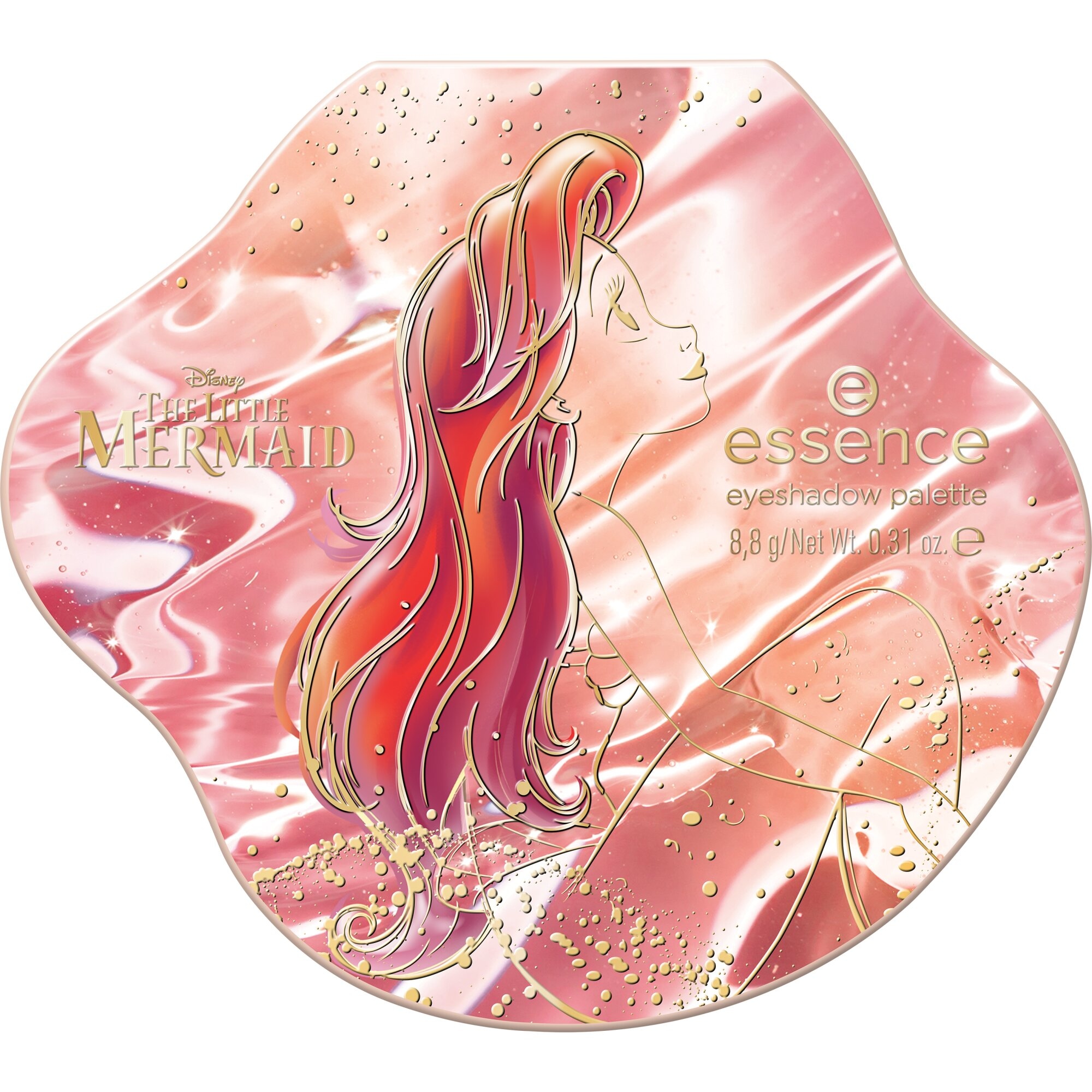 Essence Lidschatten-Palette »DISNEY THE LITTLE MERMAID EYESHADOW PALETTE« Limited-Edition Design mit geprägten Details