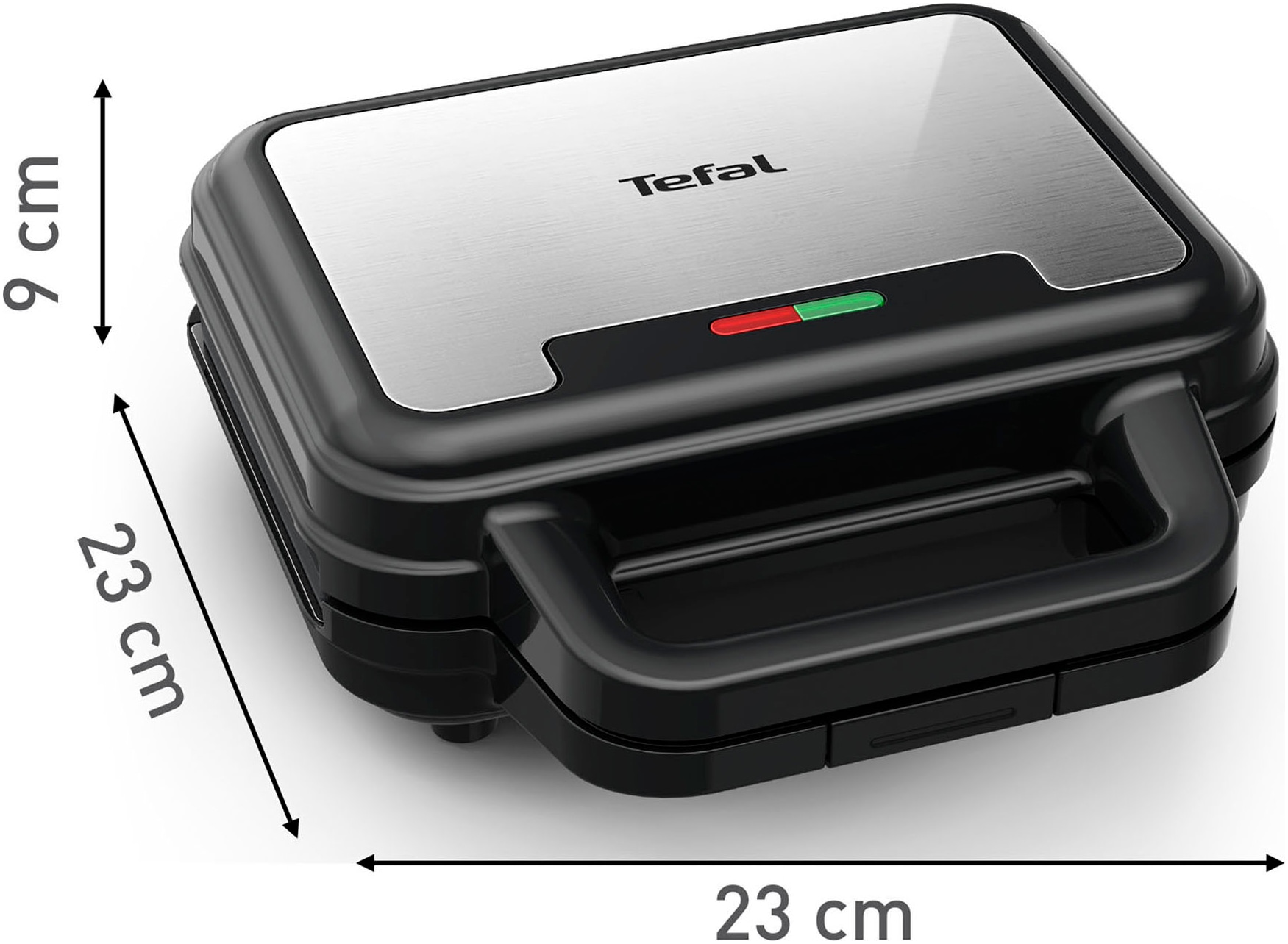 Tefal Sandwichmaker »SW383D Ultracompact 3-in-1 Sandwich-Waffel-Panini Kombigerät«, 700 W