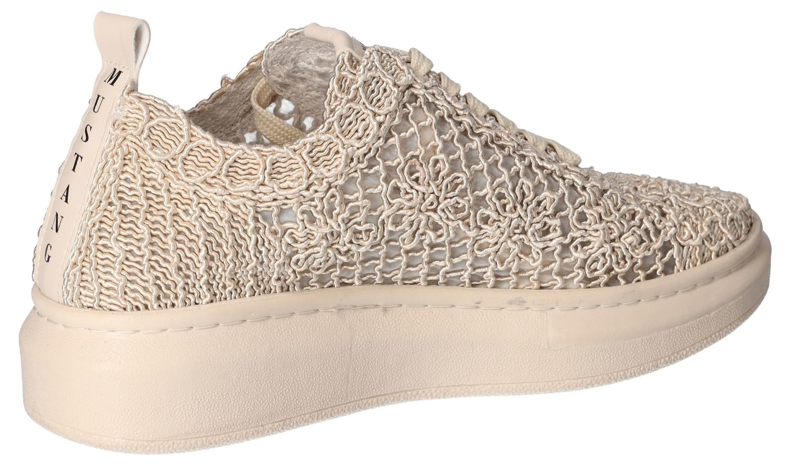 Mustang Shoes Sneaker, Plateausneaker, Schnürschuh mit Keilabsatz
