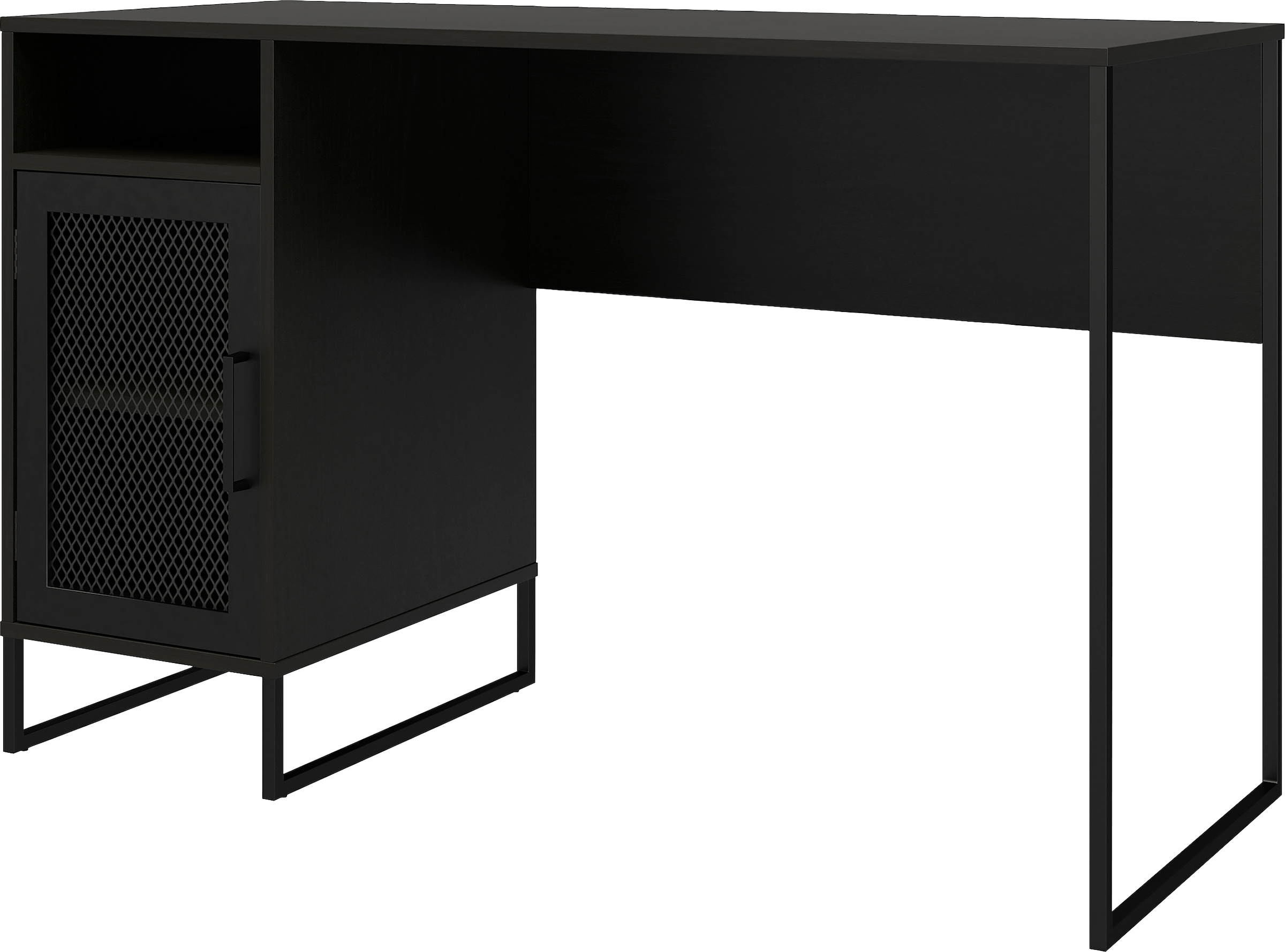 Dorel Home Schreibtisch »Purdue« 1 Stk. tlg. Tür mit Magnetverschluß, Gestell aus Metall, Höhe 76,5 cm