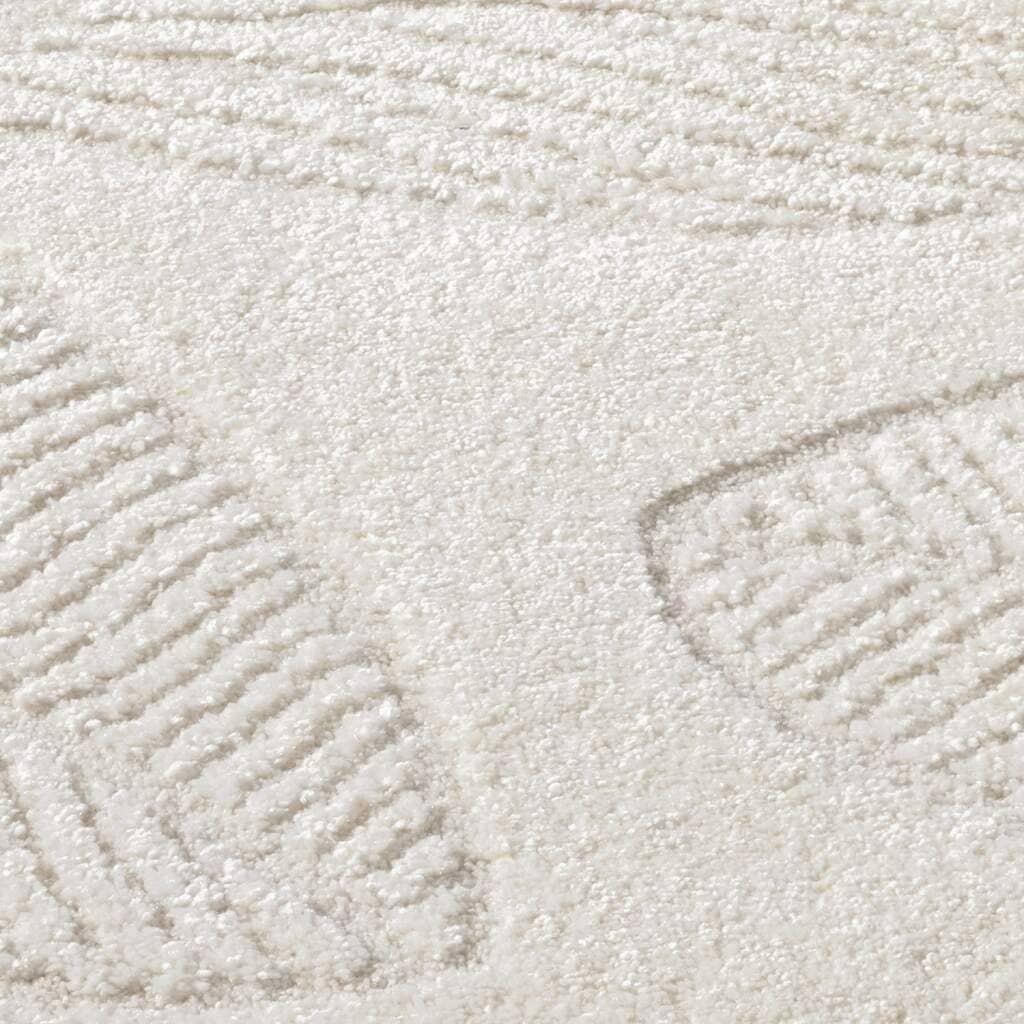 Carpet City Teppich »LOUNGE 0629« rechteckig 15 mm Höhe Kurzflor-Teppich Modern, Hoch-Tief-Struktur, Wohnzimmer, Schlafzimmer