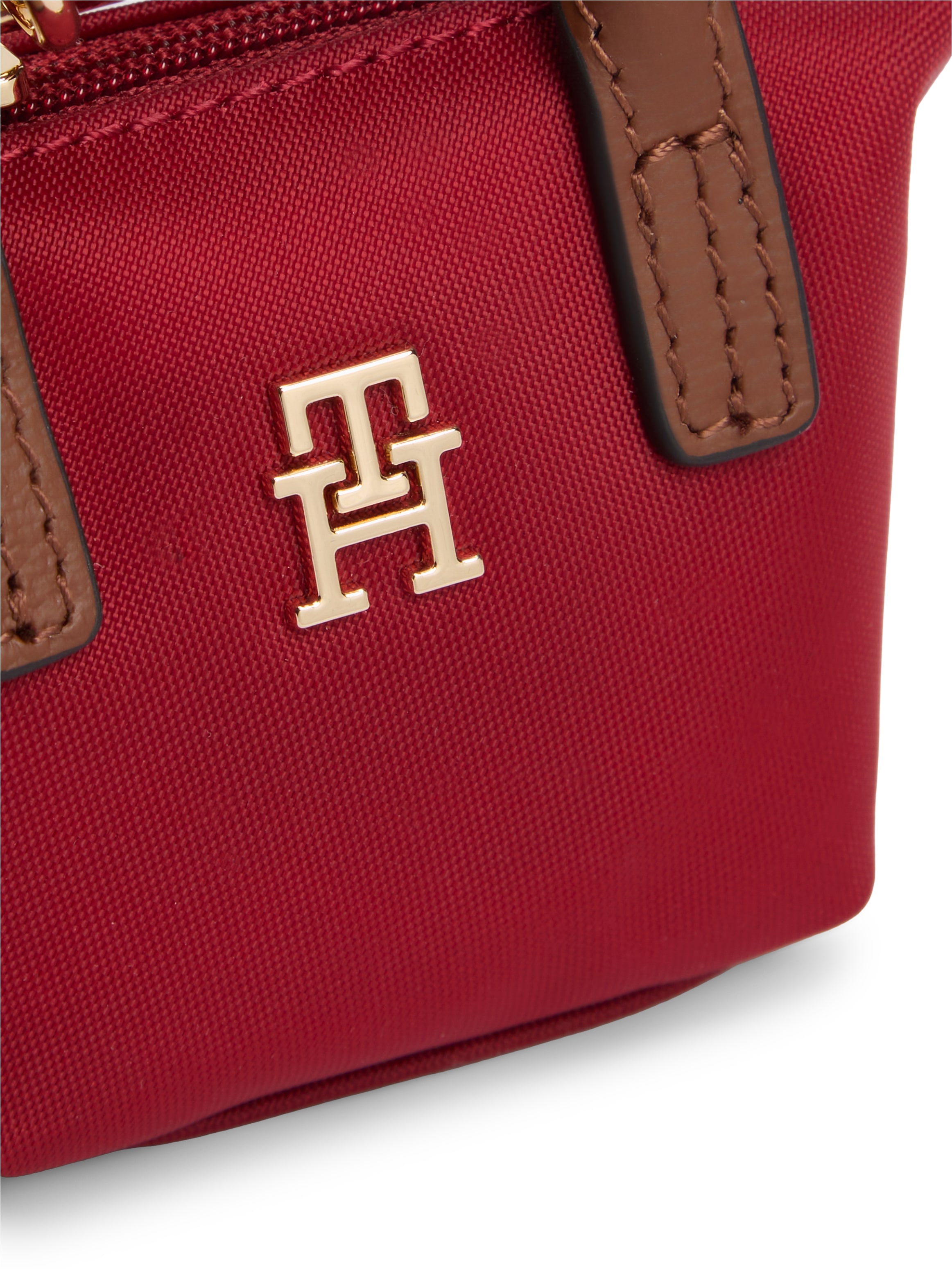 Tommy Hilfiger Taschenanhänger »TH CHARMS POPETTE NANO« Damen Schlüsselanhänger, Bag Charm mit Kontrastdetails
