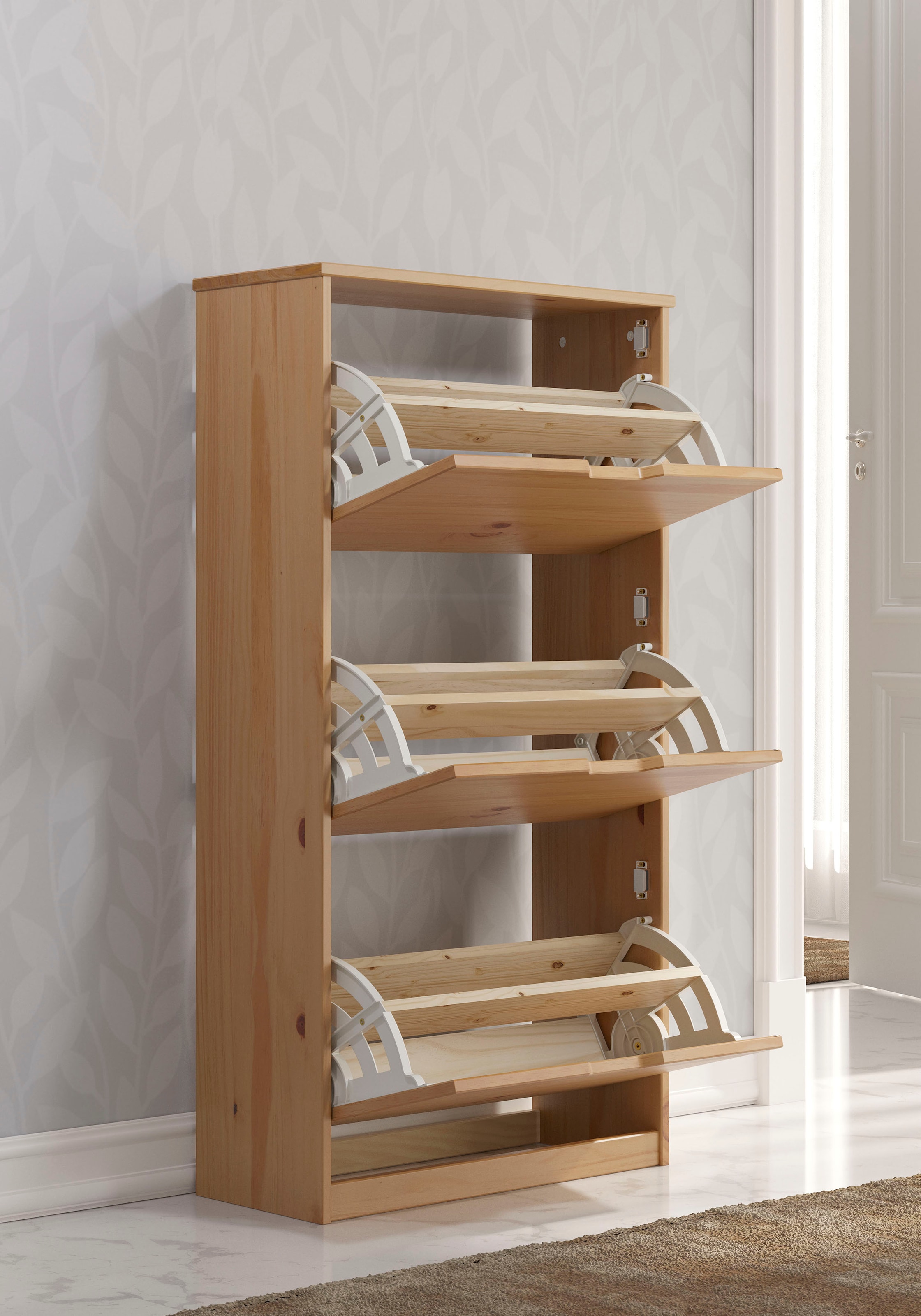 INTER-FURN Schuhschrank »Mestre«, praktisch und aus massiver Kiefer